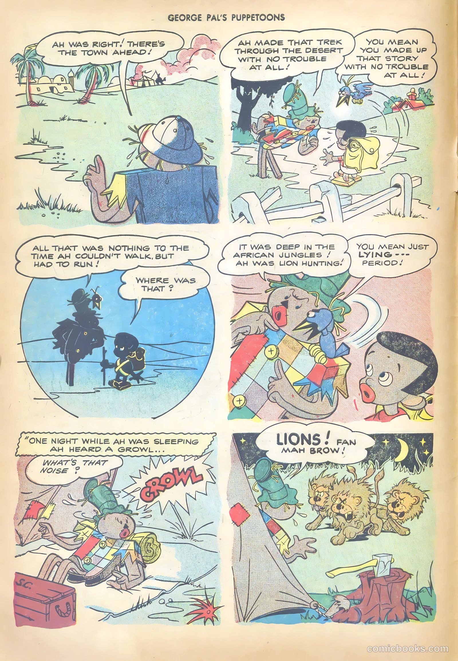 George Pal's Puppetoons #18 — page 6 of 36