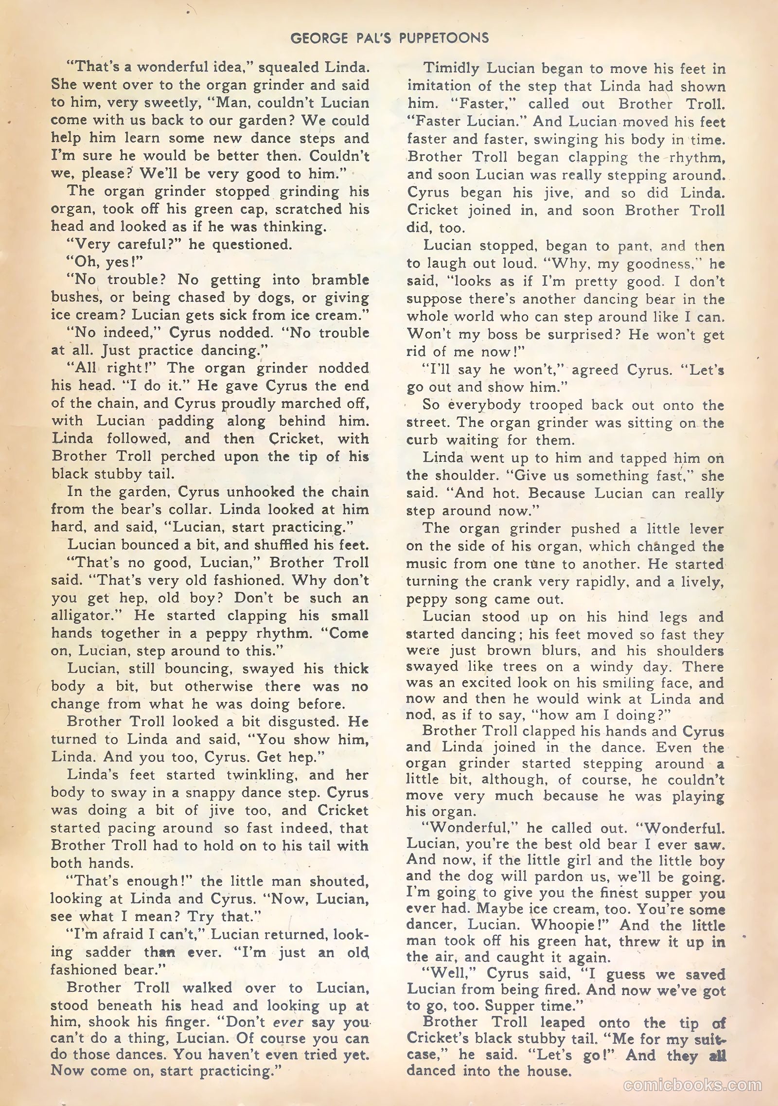 George Pal's Puppetoons #18 — page 13 of 36
