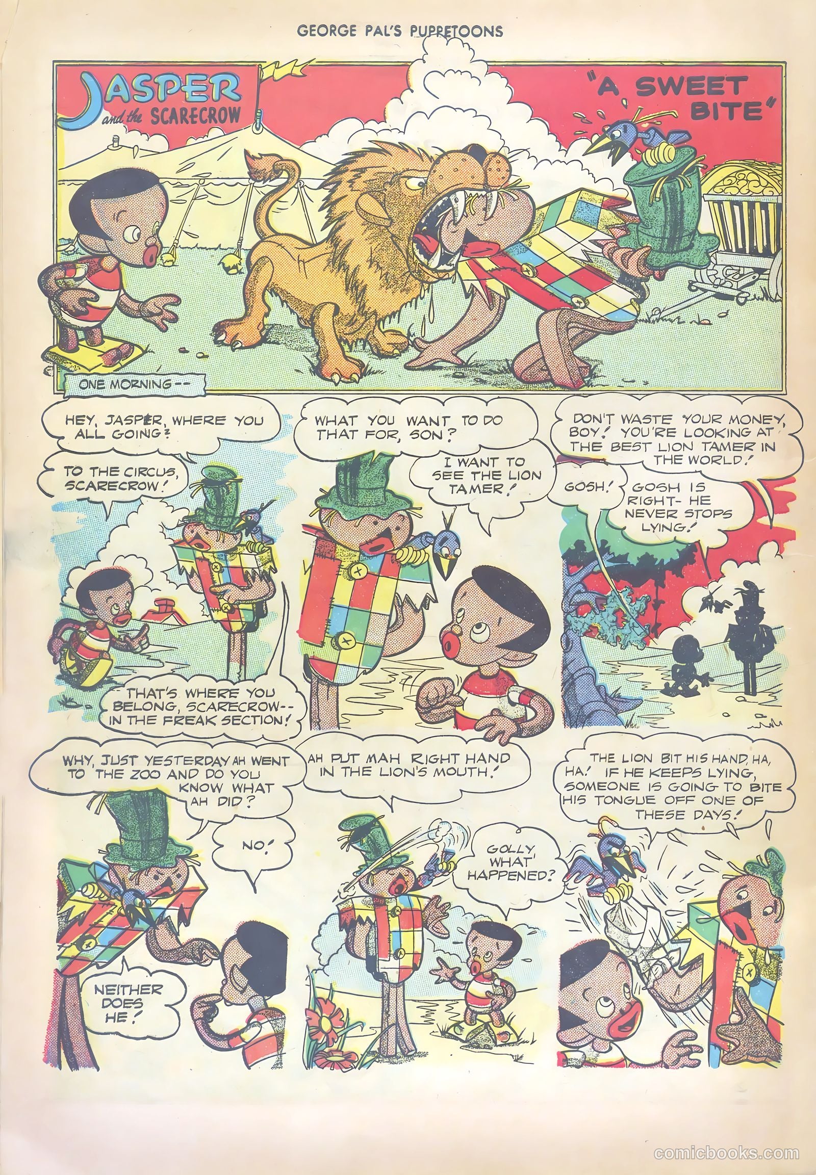 George Pal's Puppetoons #18 — page 32 of 36