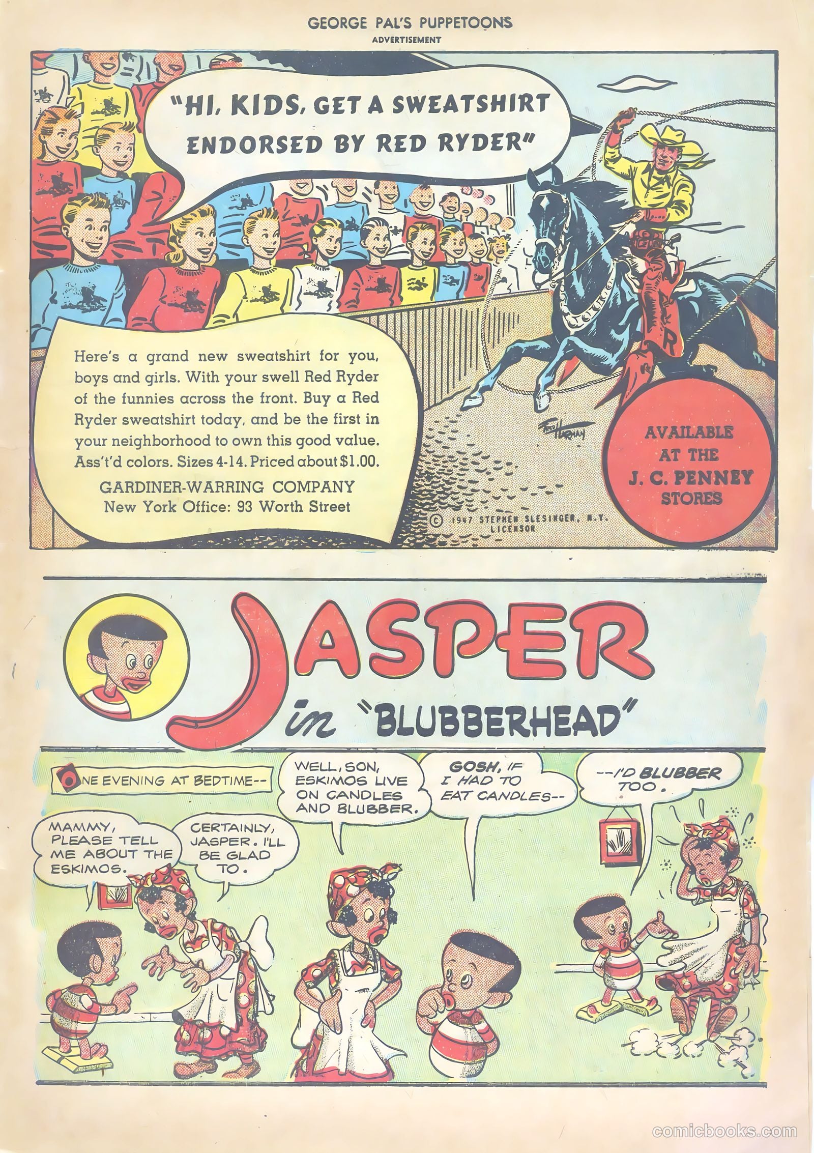 George Pal's Puppetoons #18 — page 33 of 36