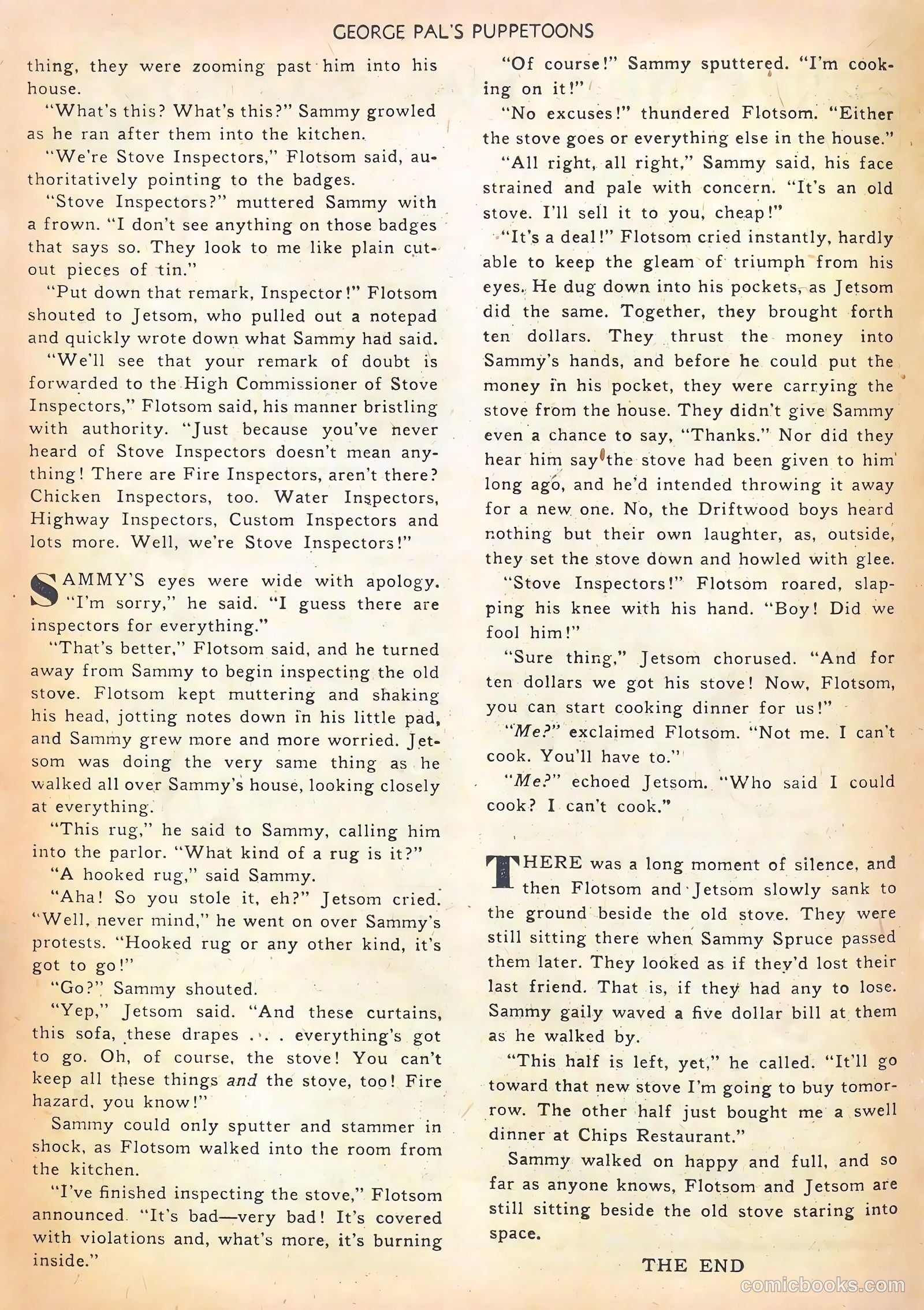 George Pal's Puppetoons #19 — page 16 of 36