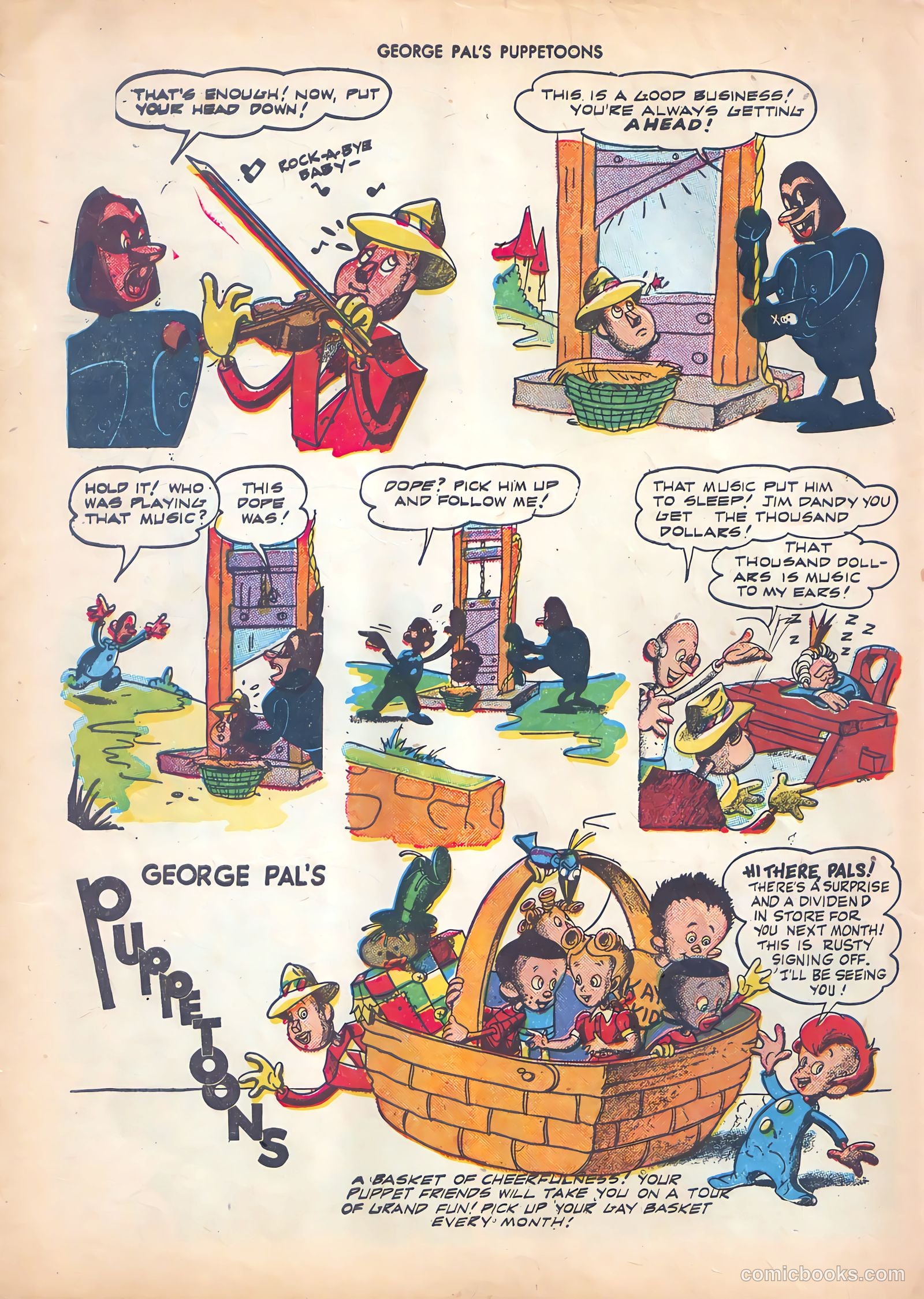 George Pal's Puppetoons #4 — page 34 of 36