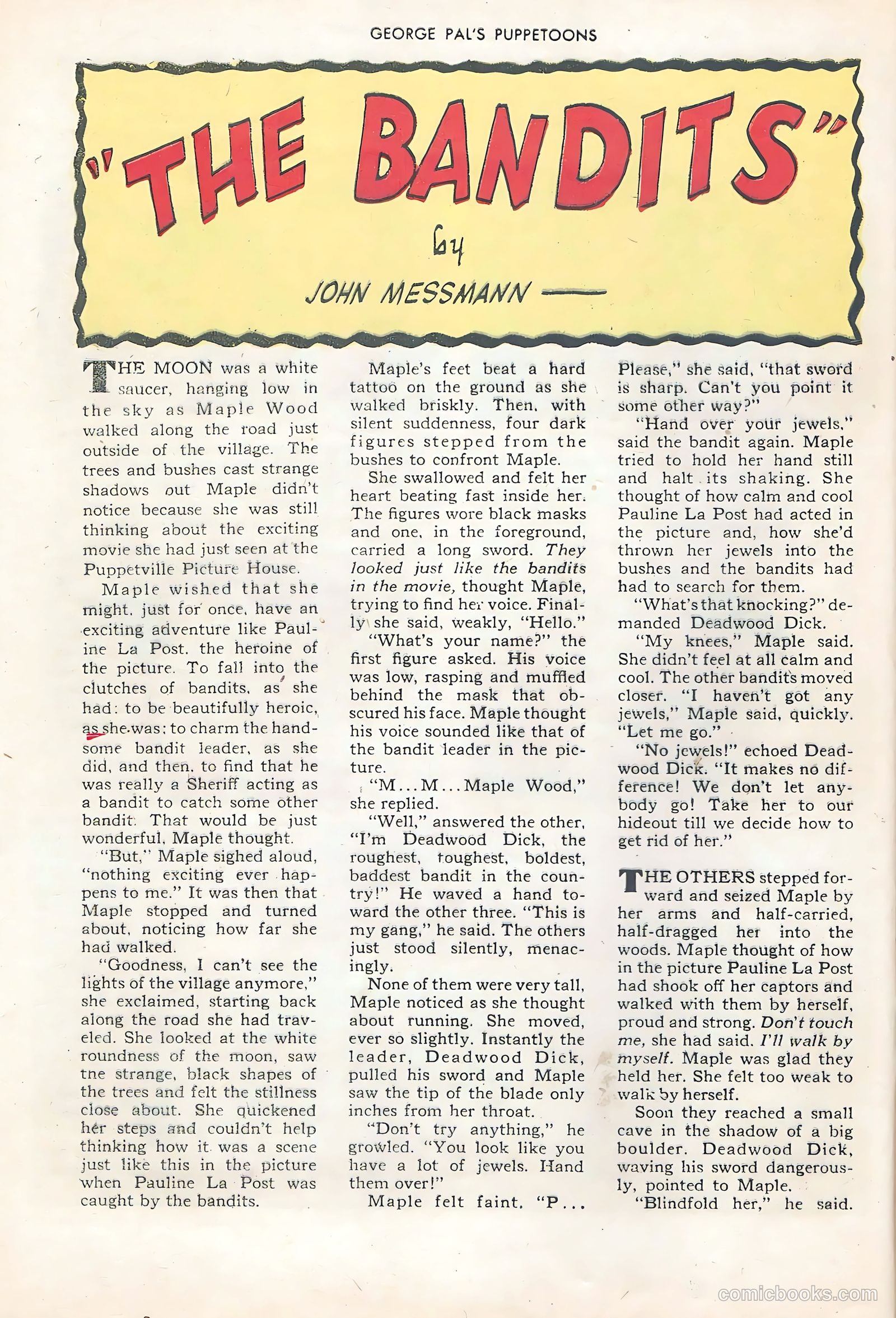 George Pal's Puppetoons #6 — page 32 of 52