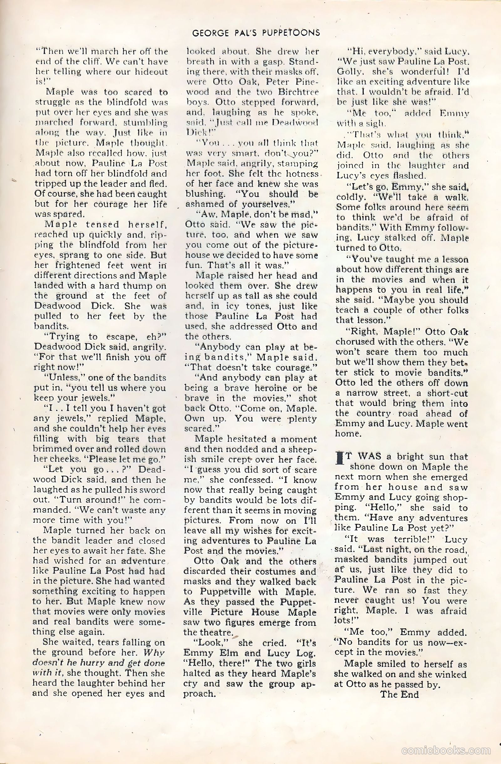 George Pal's Puppetoons #6 — page 33 of 52