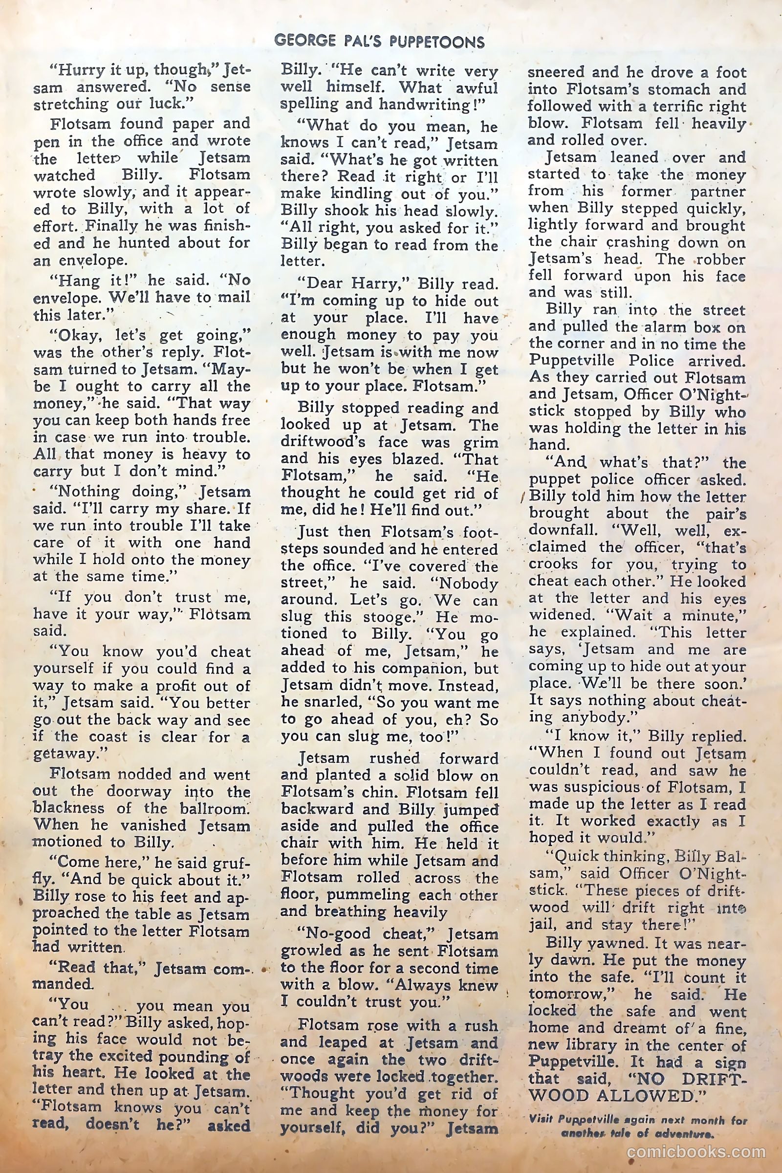 George Pal's Puppetoons #7 — page 22 of 53