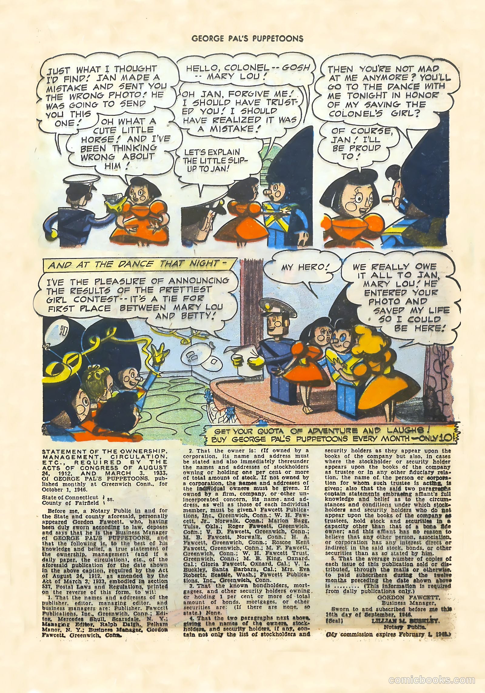 George Pal's Puppetoons #8 — page 31 of 52