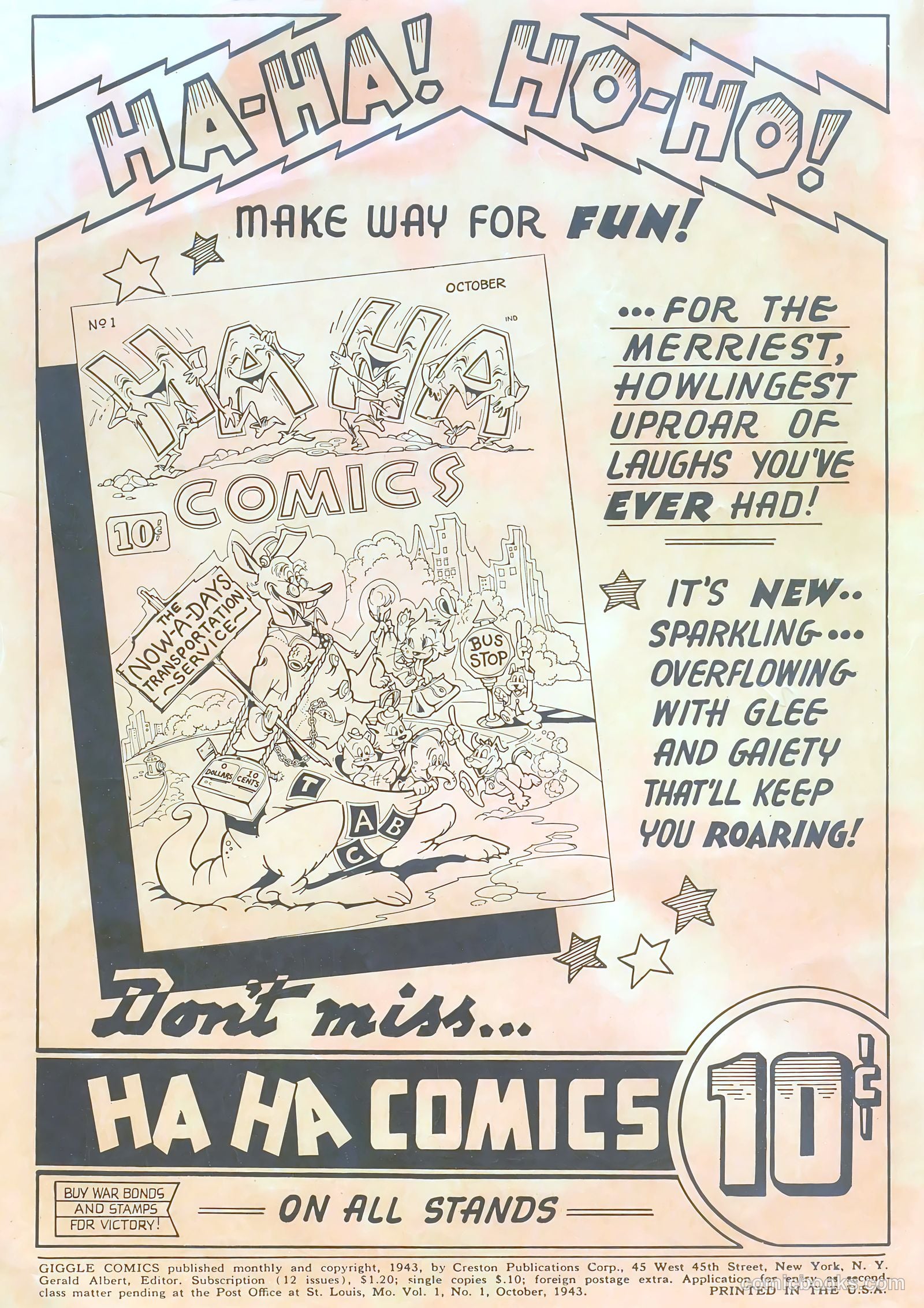 Giggle Comics #1 — page 2 of 60