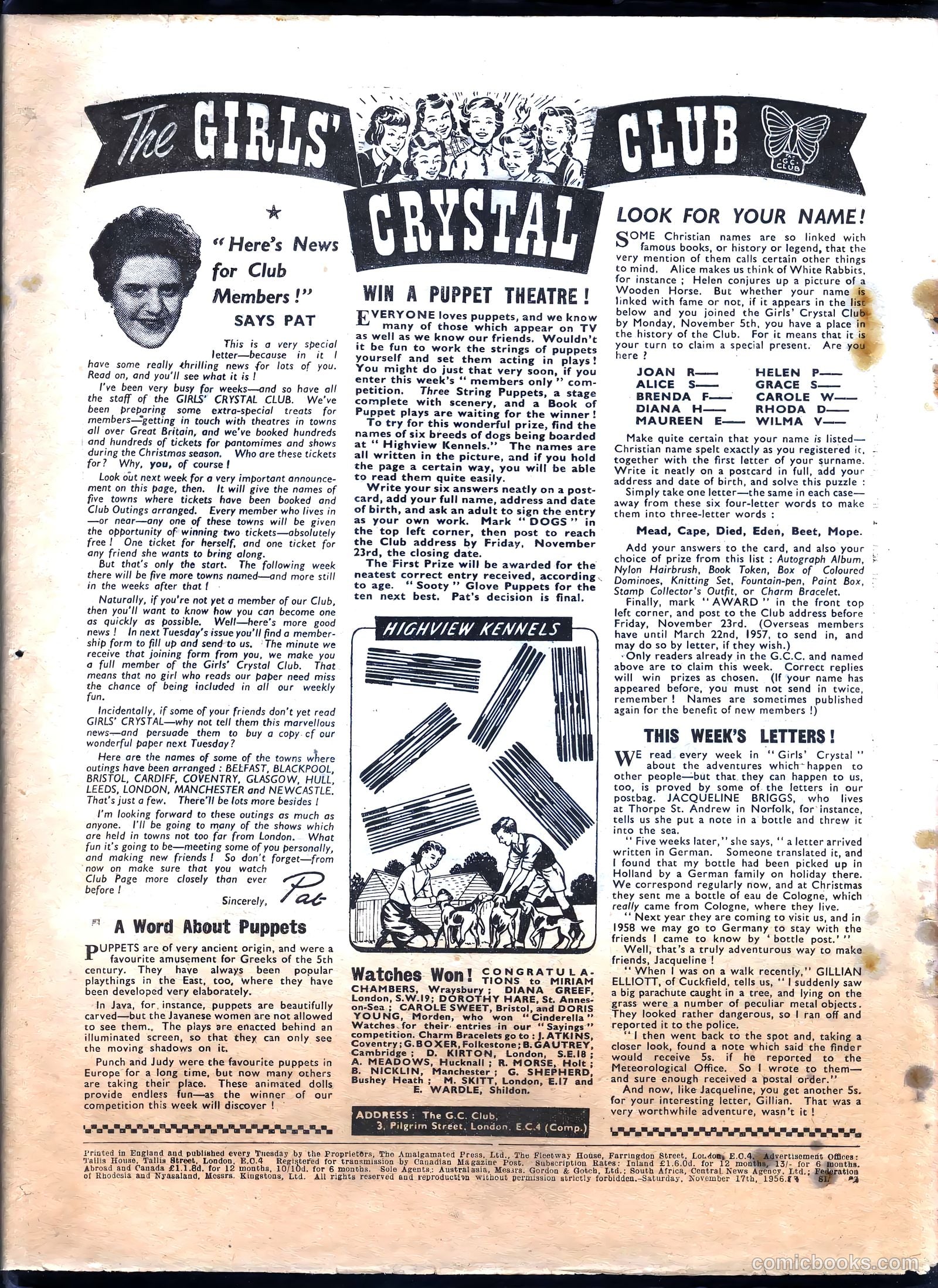 Girls' Crystal #1100 — page 22 of 24