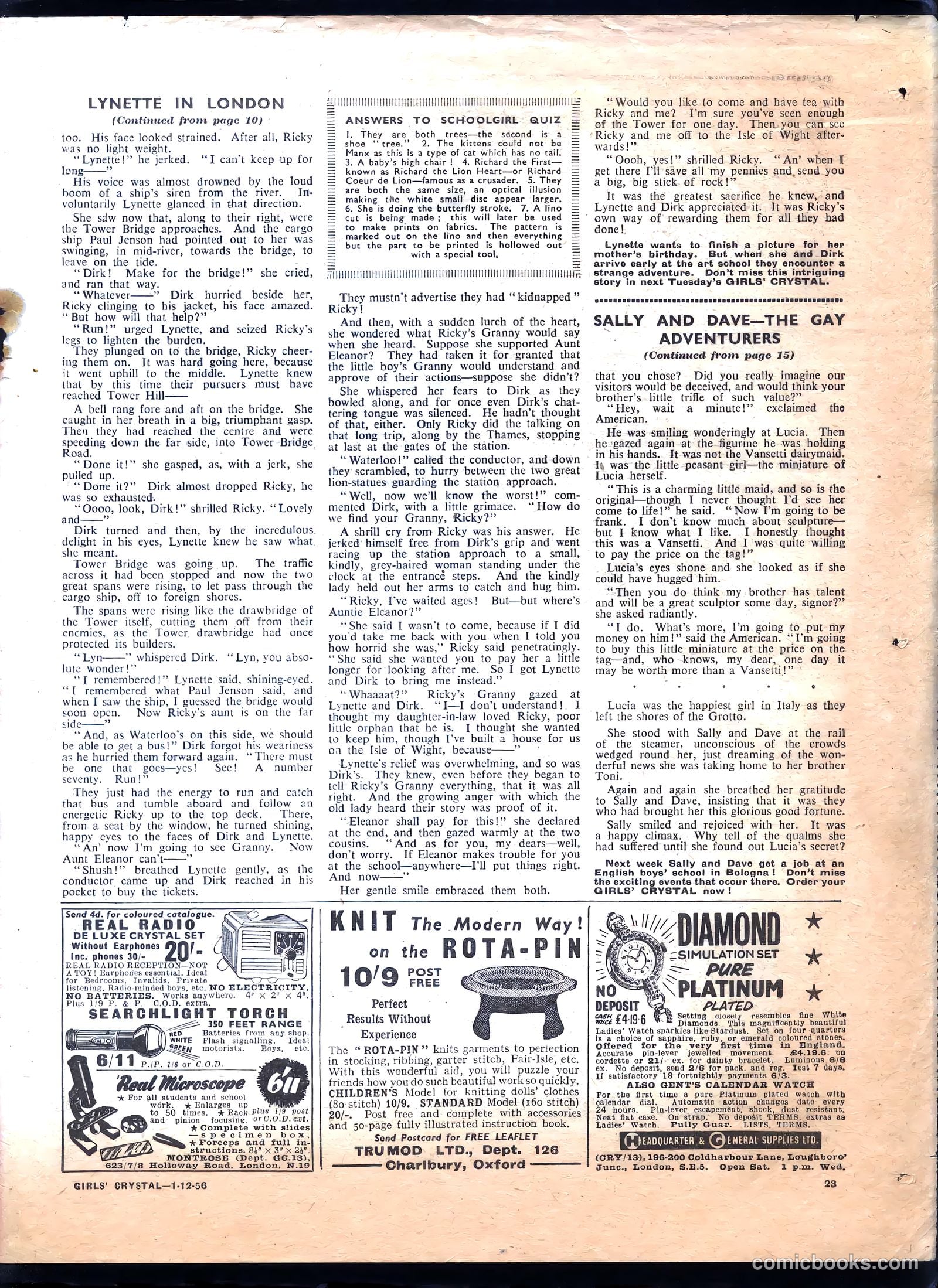 Girls' Crystal #1102 — page 23 of 24
