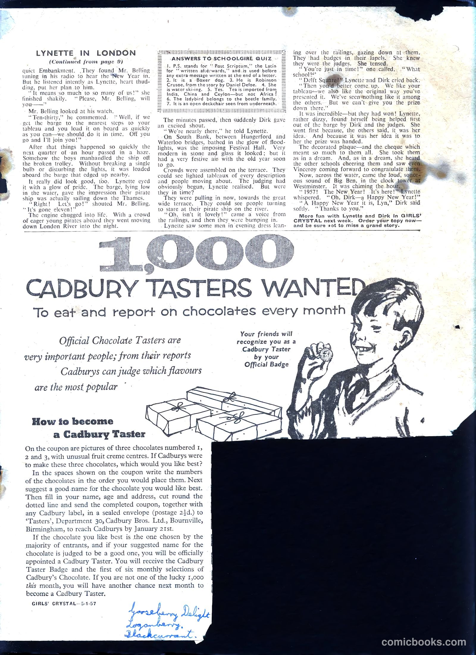 Girls' Crystal #1109 — page 23 of 24