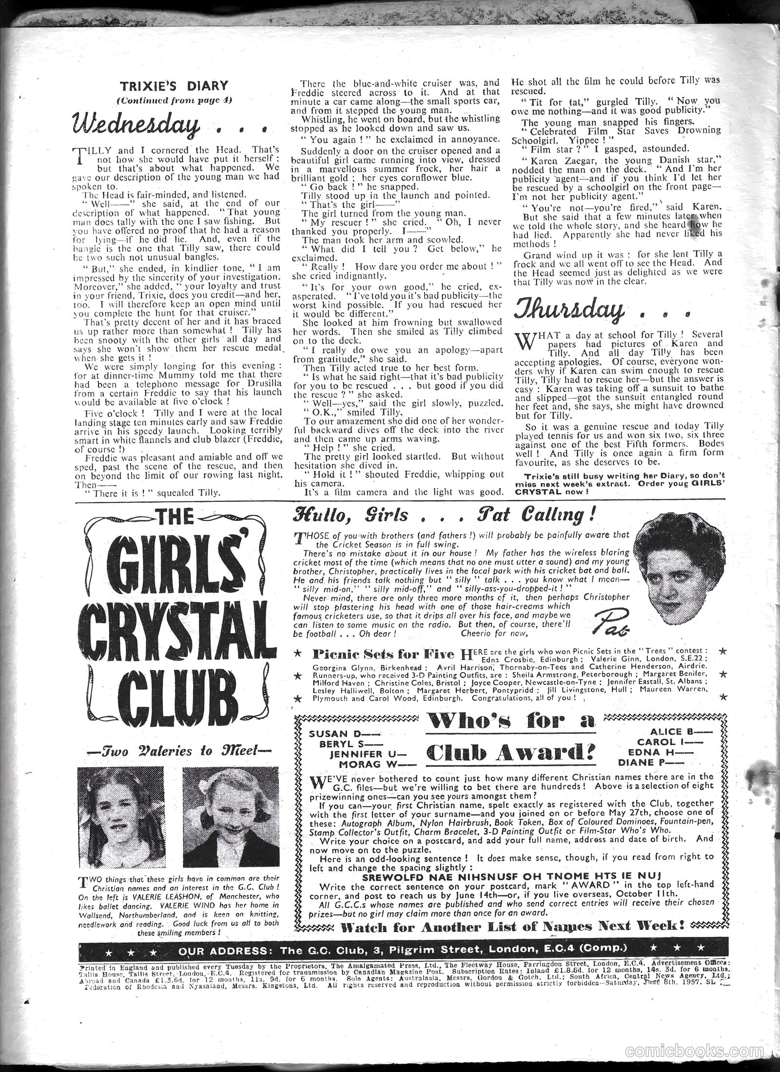 Girls' Crystal #1129 — page 22 of 24