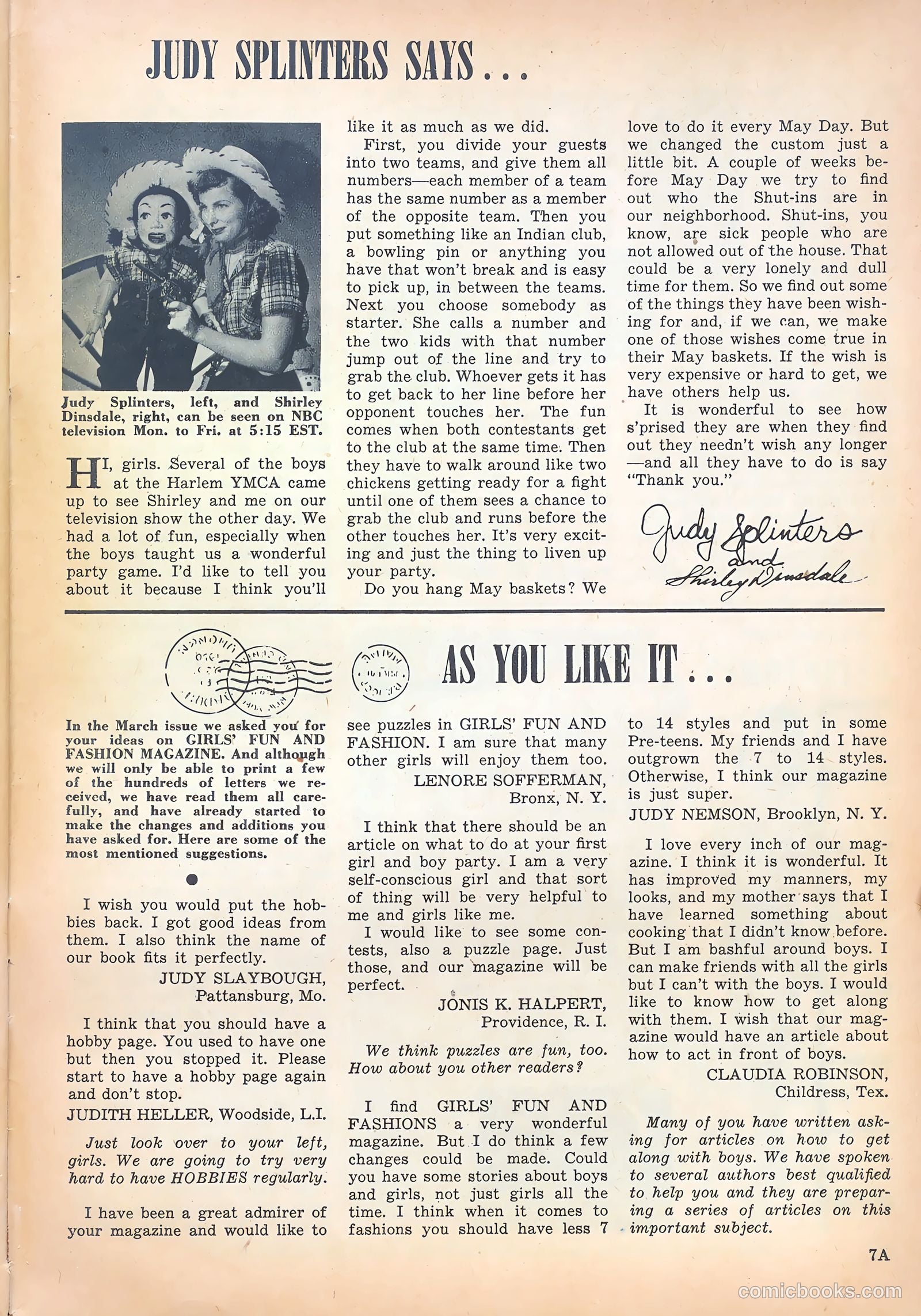 Girls' Fun and Fashion Magazine #46 — page 38 of 43