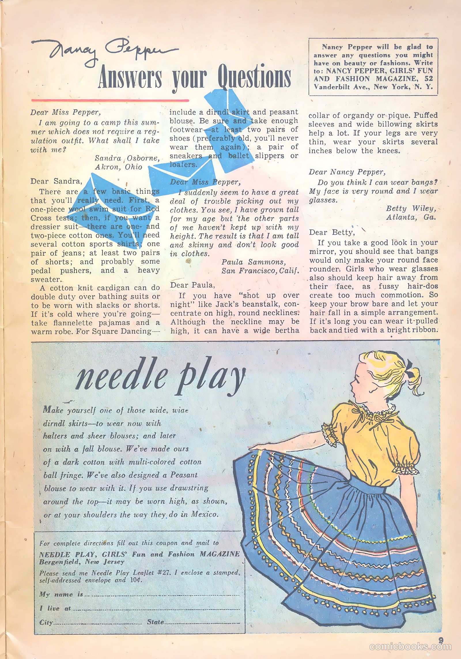 Girls' Fun and Fashion Magazine #47 — page 15 of 43