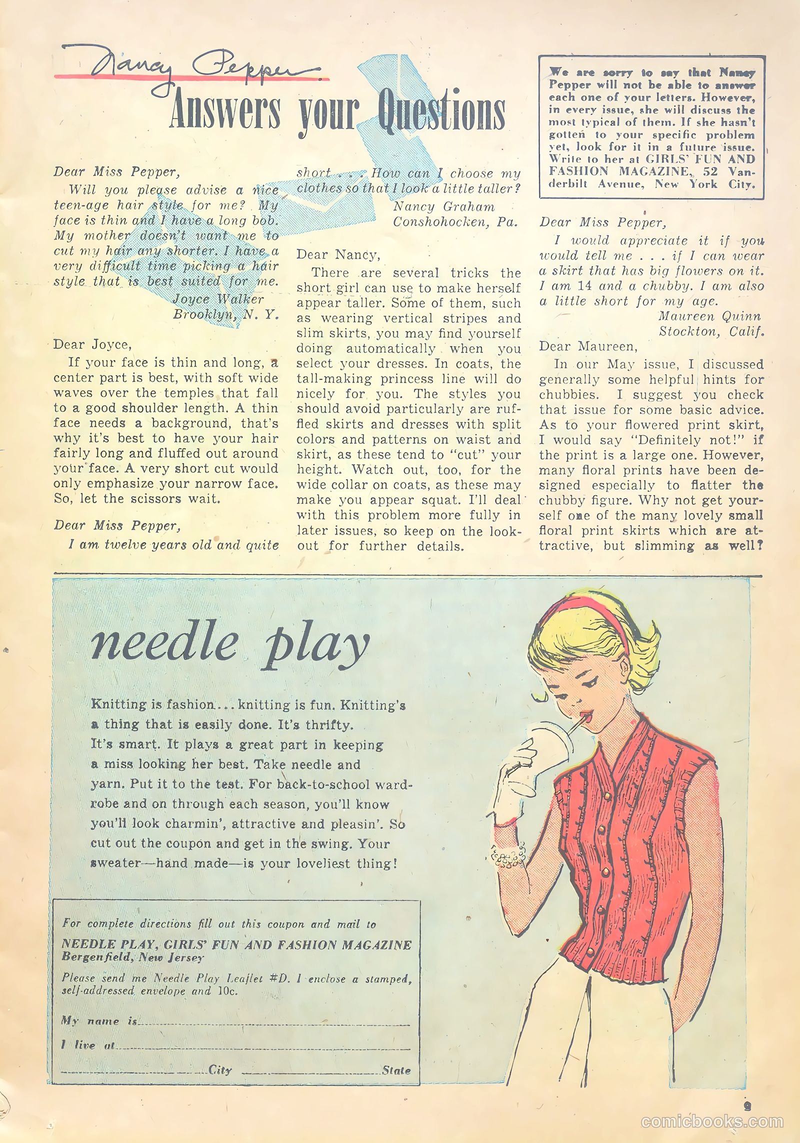 Girls' Fun and Fashion Magazine #48 — page 15 of 44