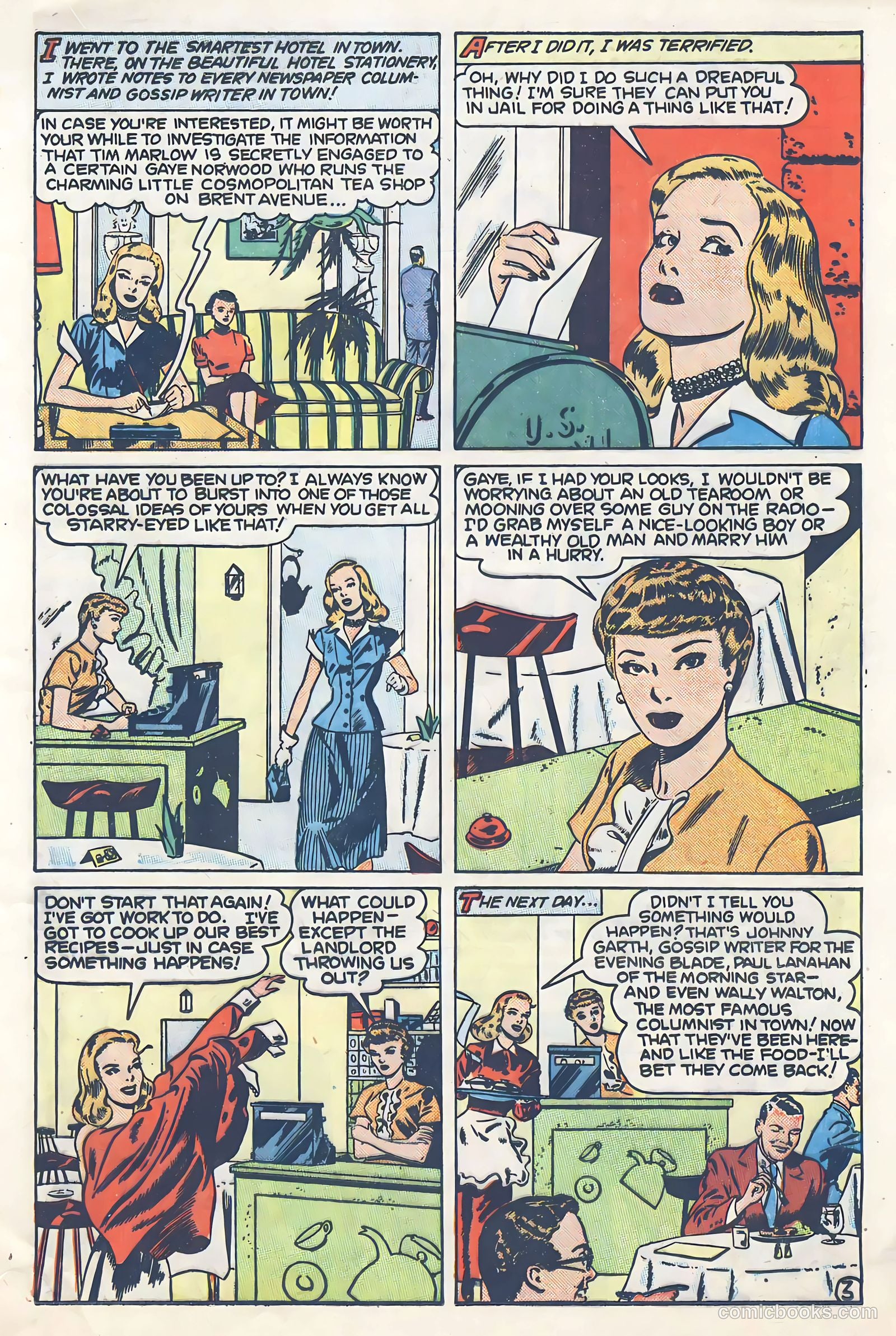 Glamorous Romances #43 — page 21 of 36