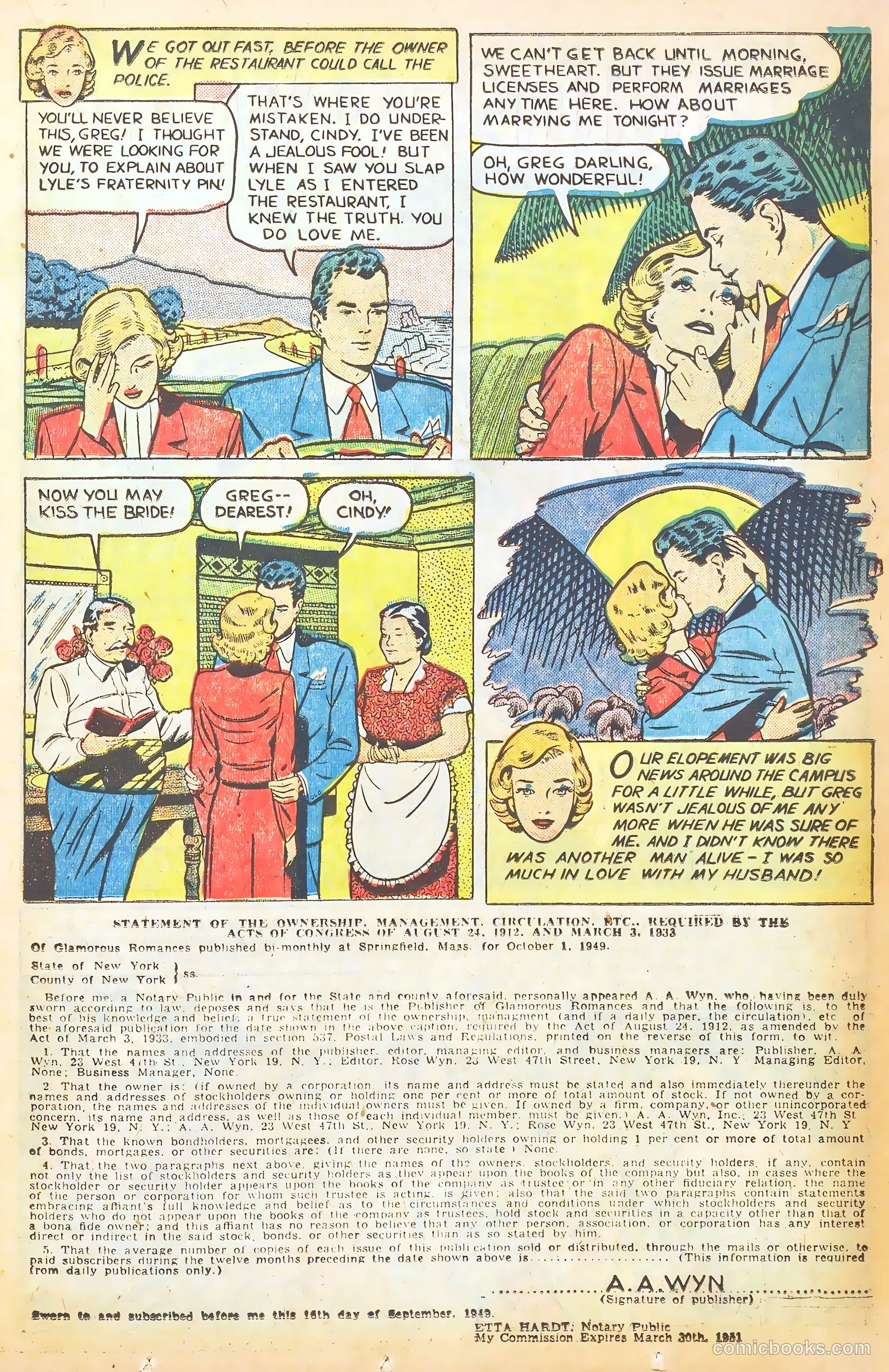 Glamorous Romances #45 — page 17 of 53