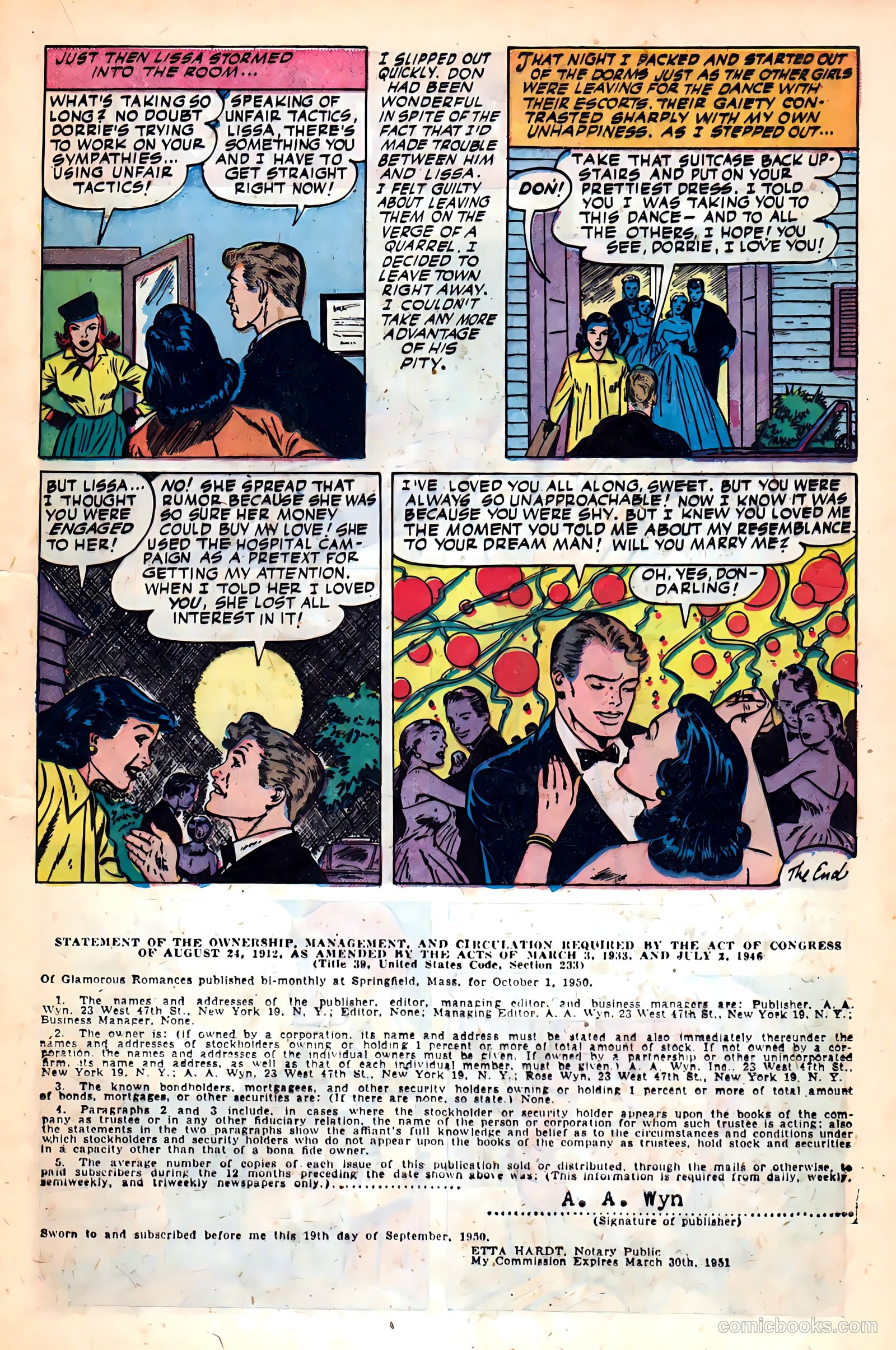 Glamorous Romances #51 — page 17 of 37