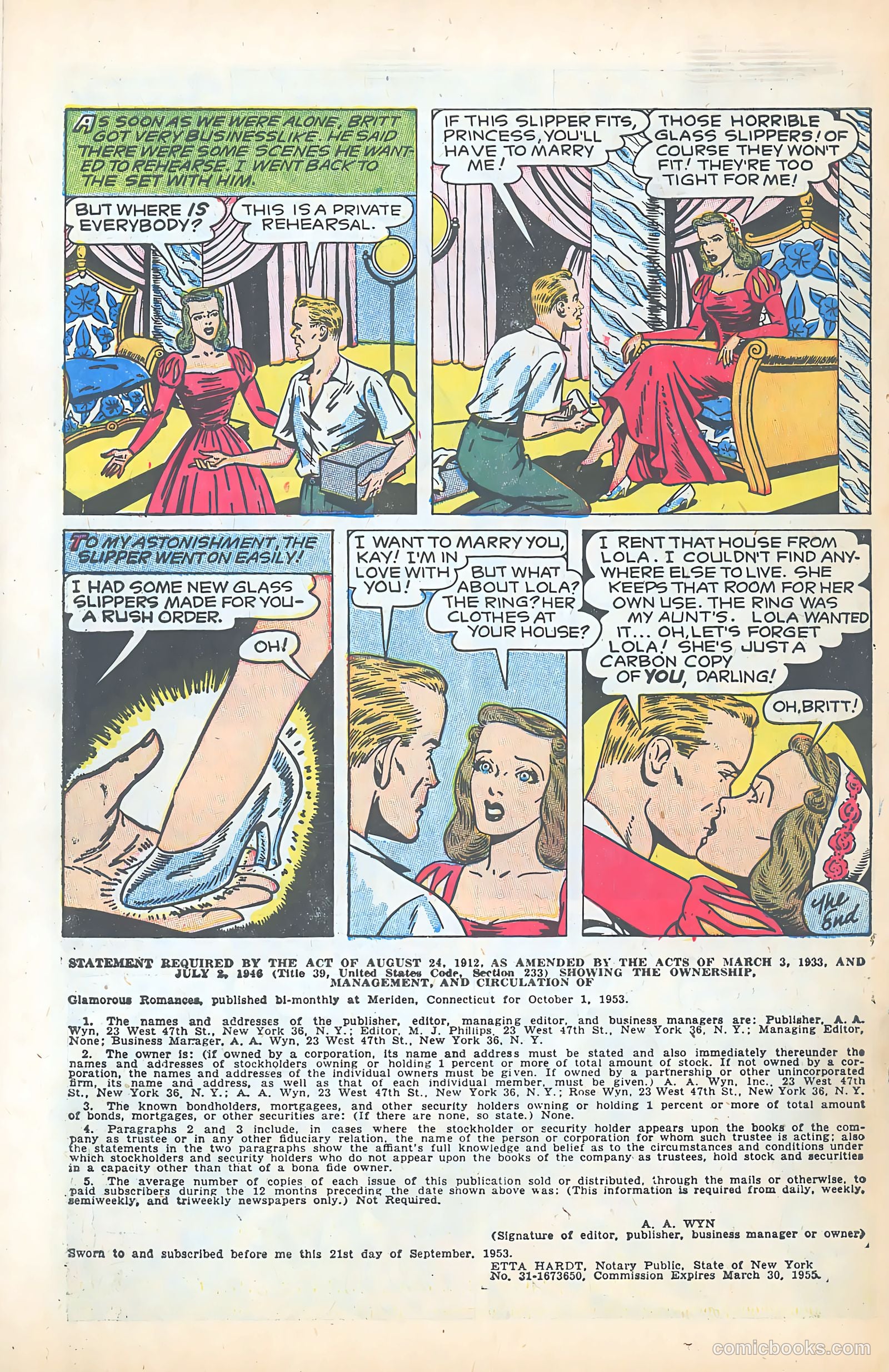 Glamorous Romances #75 — page 34 of 36
