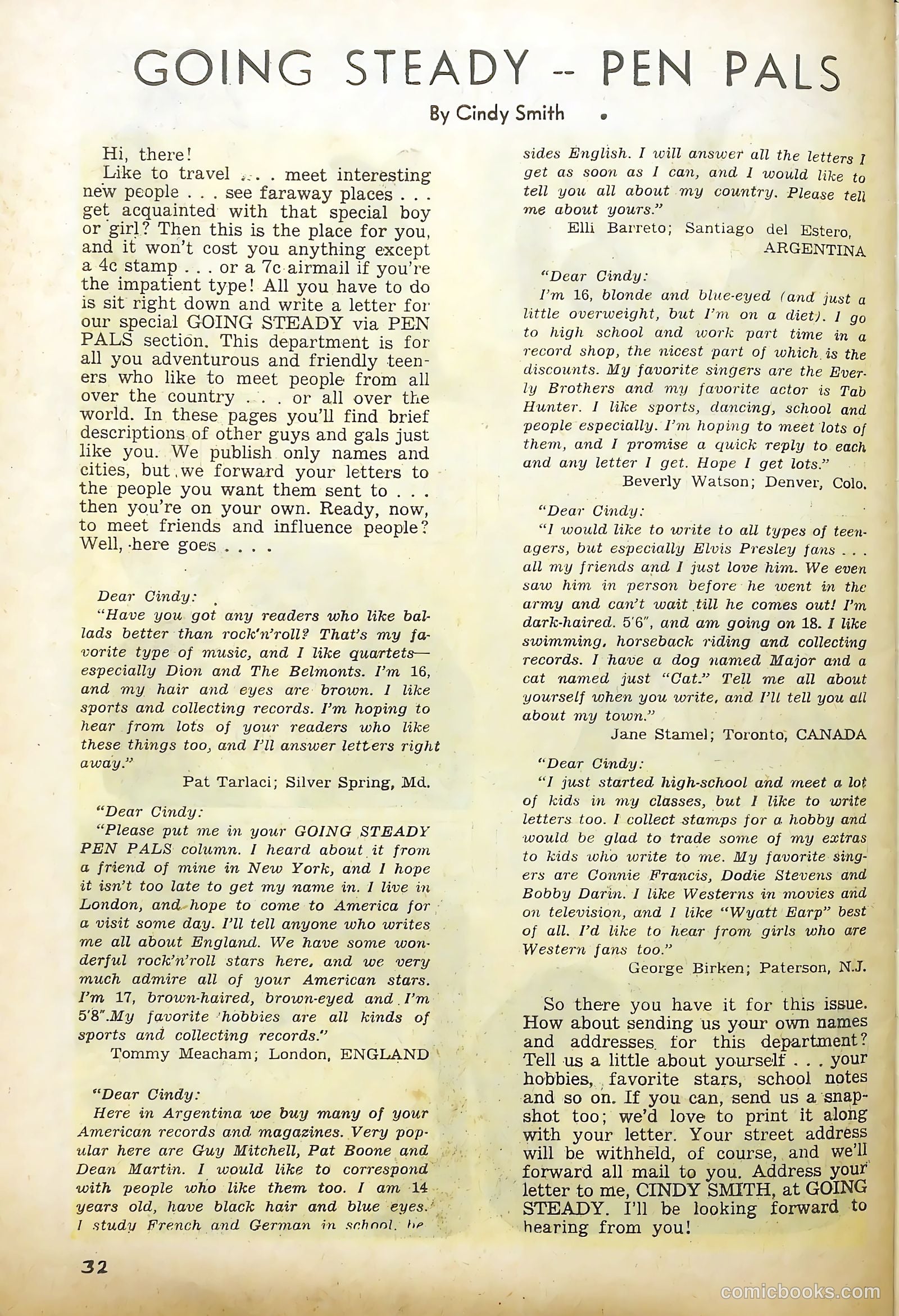 Going Steady #4 — page 32 of 34