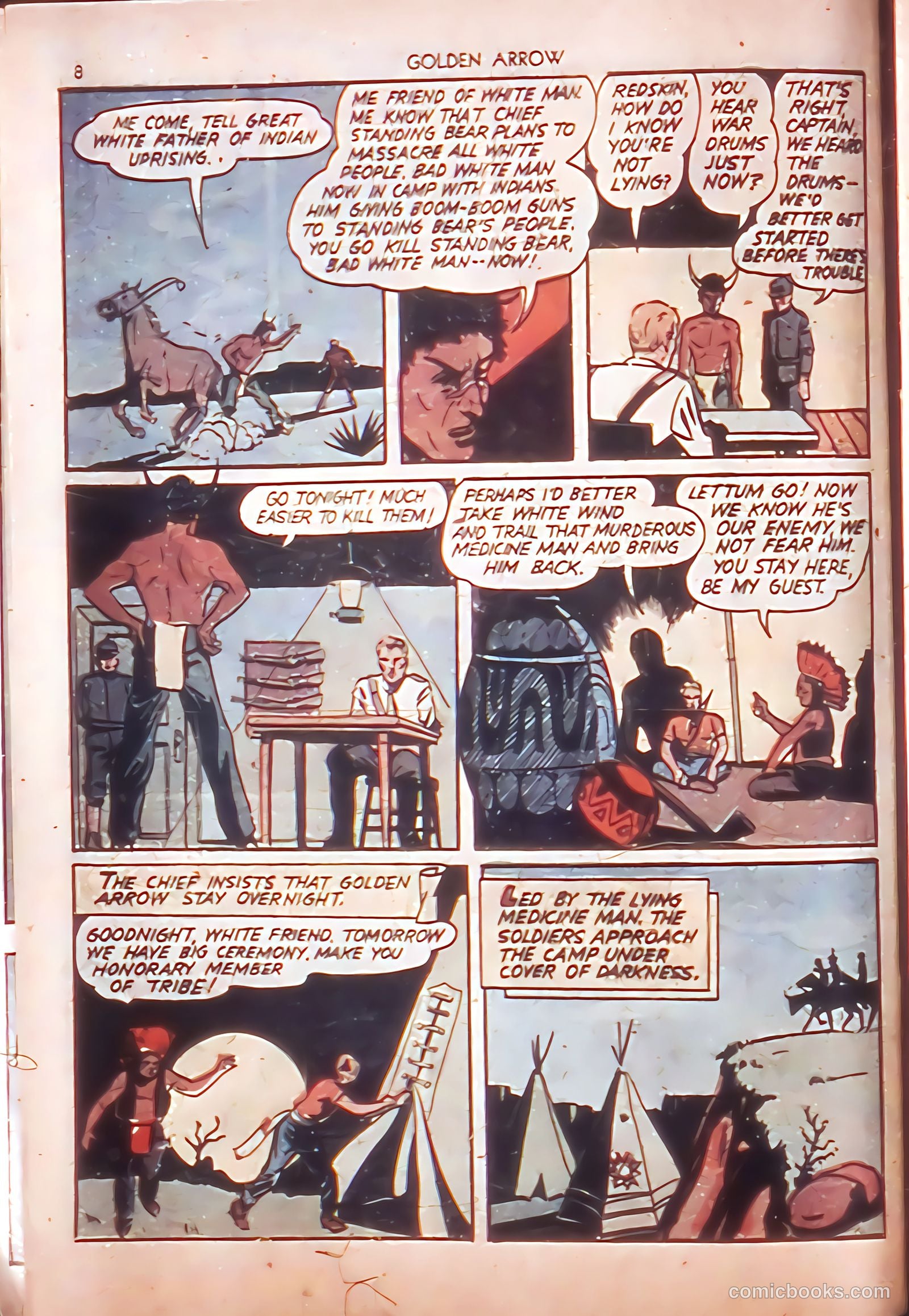 Golden Arrow #1 — page 8 of 67
