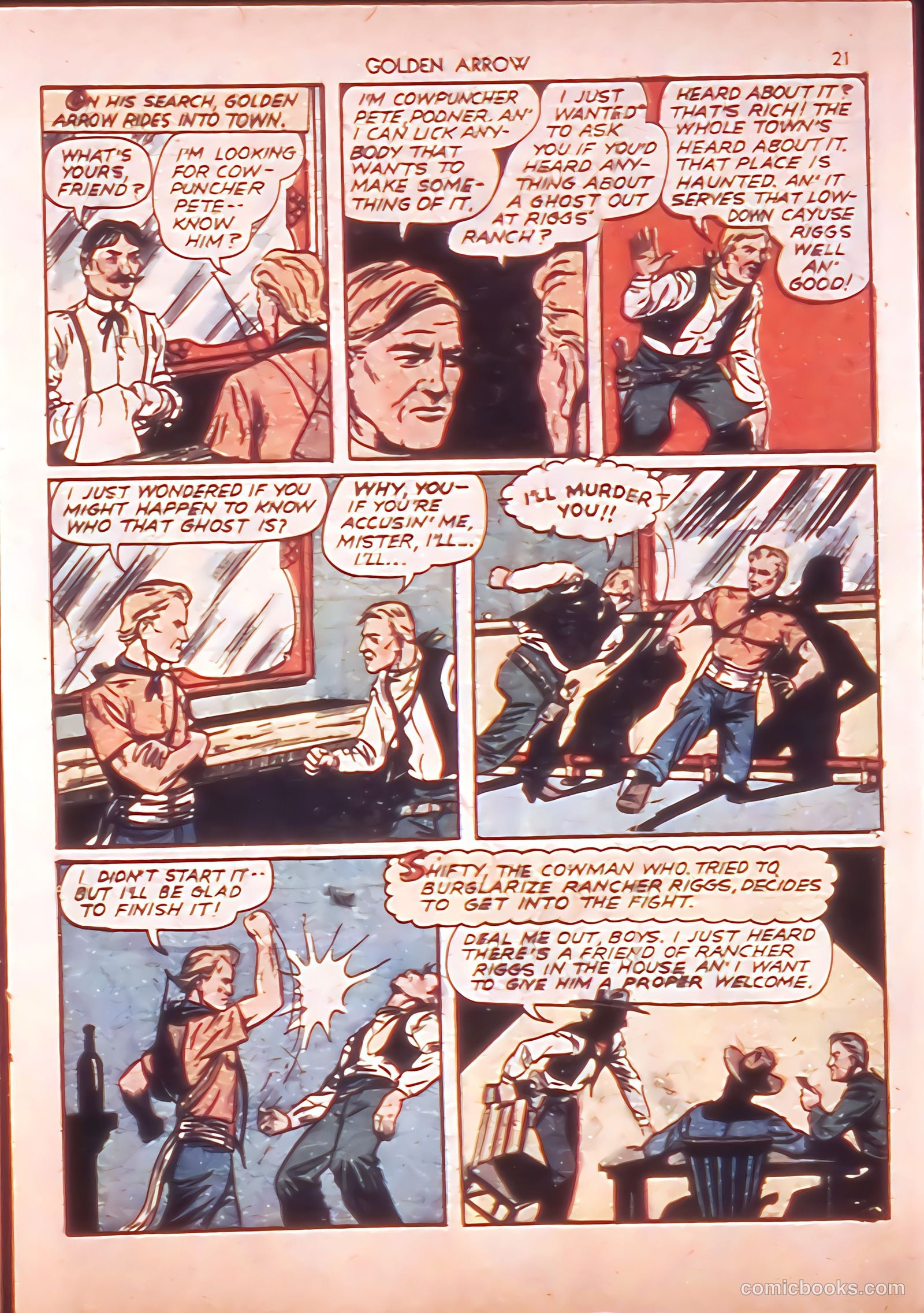 Golden Arrow #1 — page 21 of 67