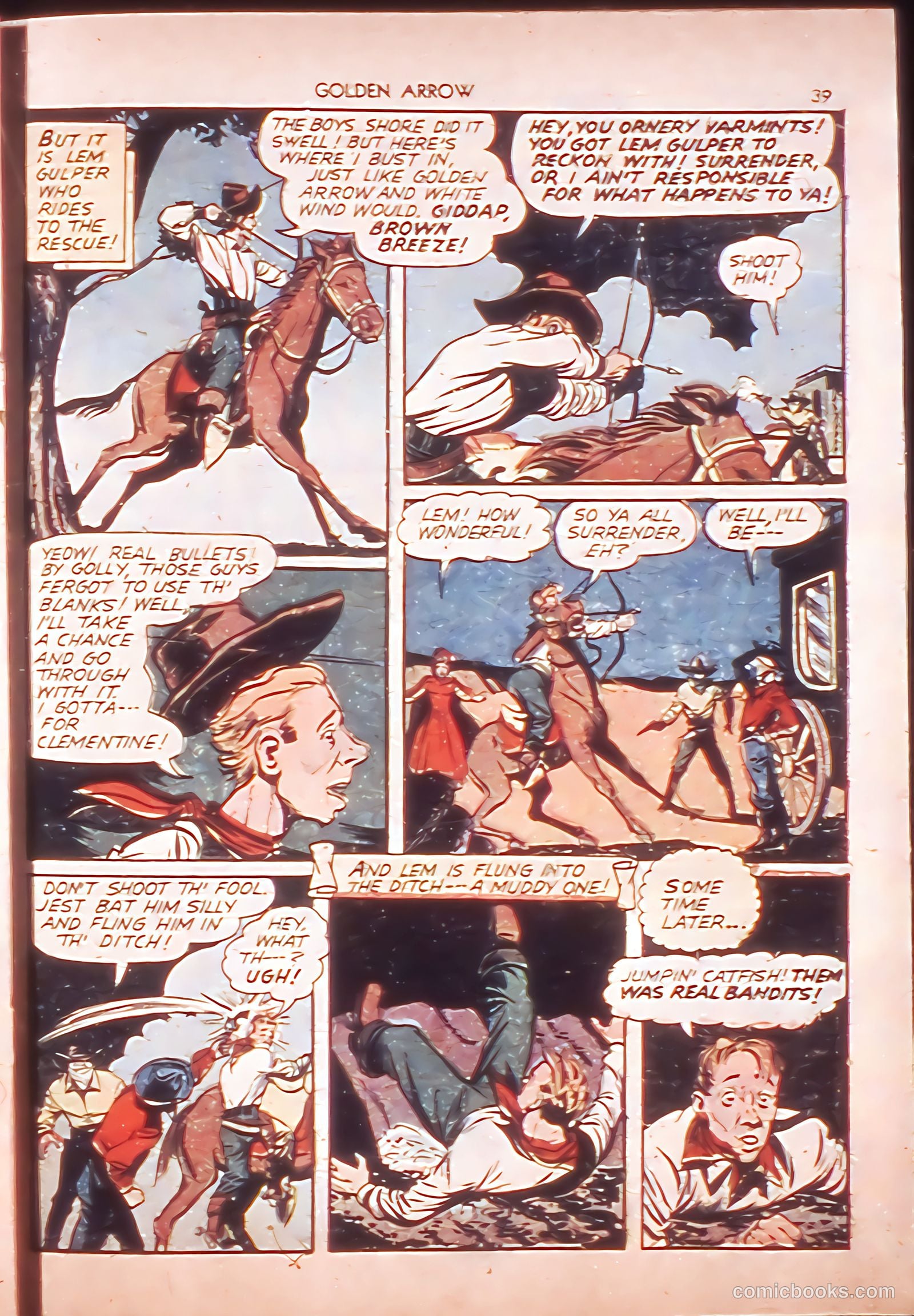 Golden Arrow #1 — page 38 of 67
