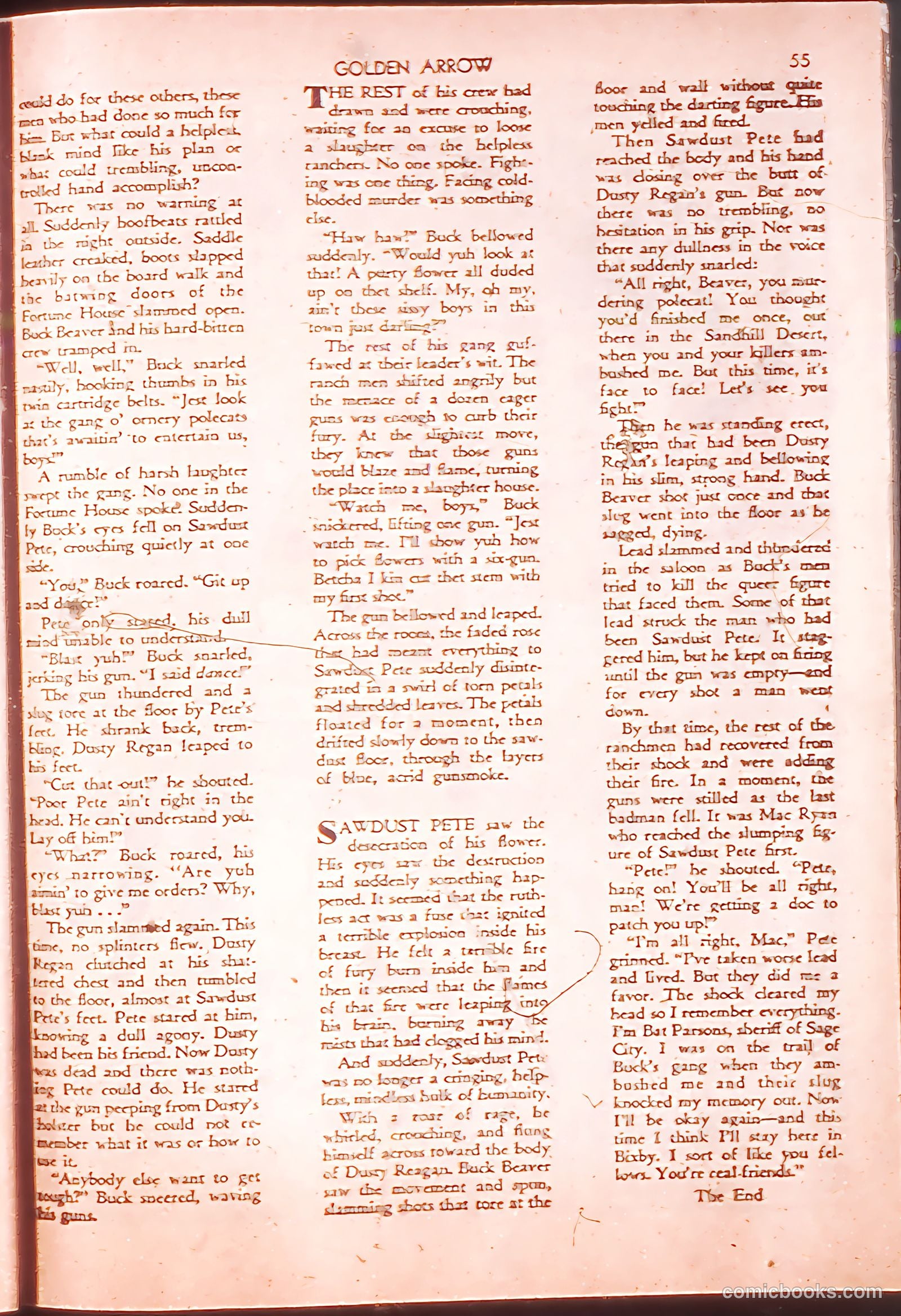 Golden Arrow #1 — page 54 of 67