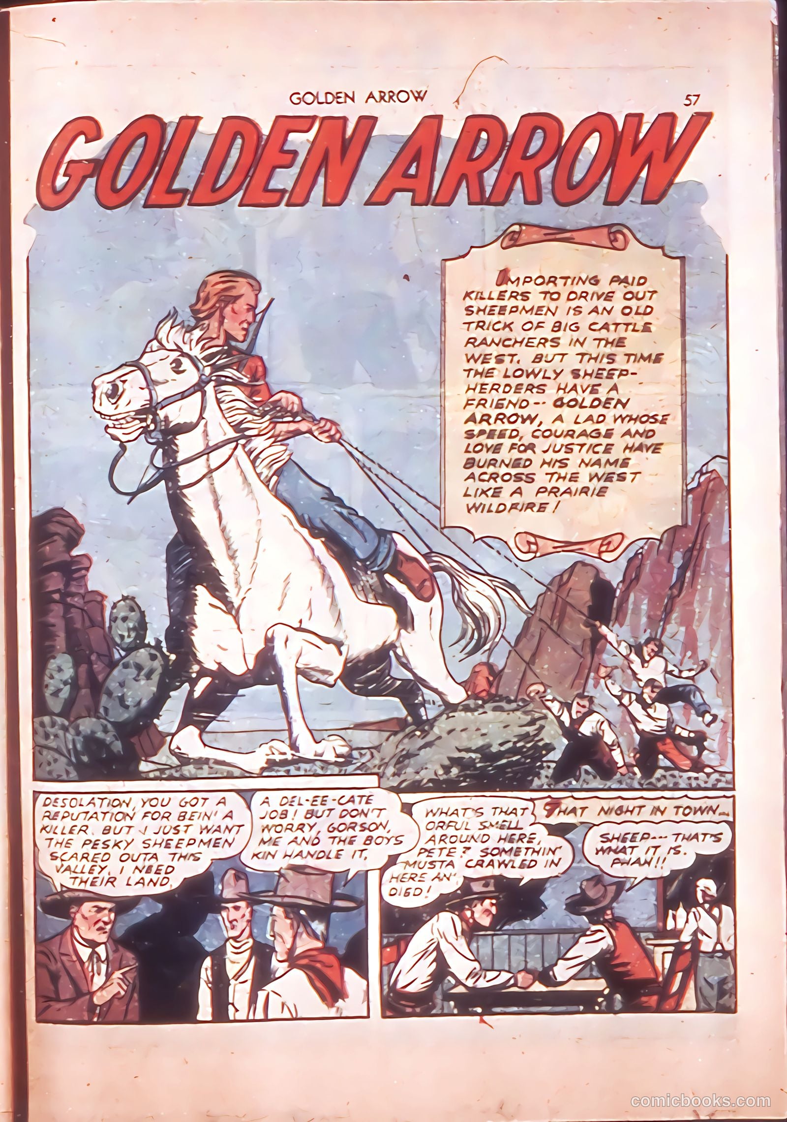 Golden Arrow #1 — page 56 of 67