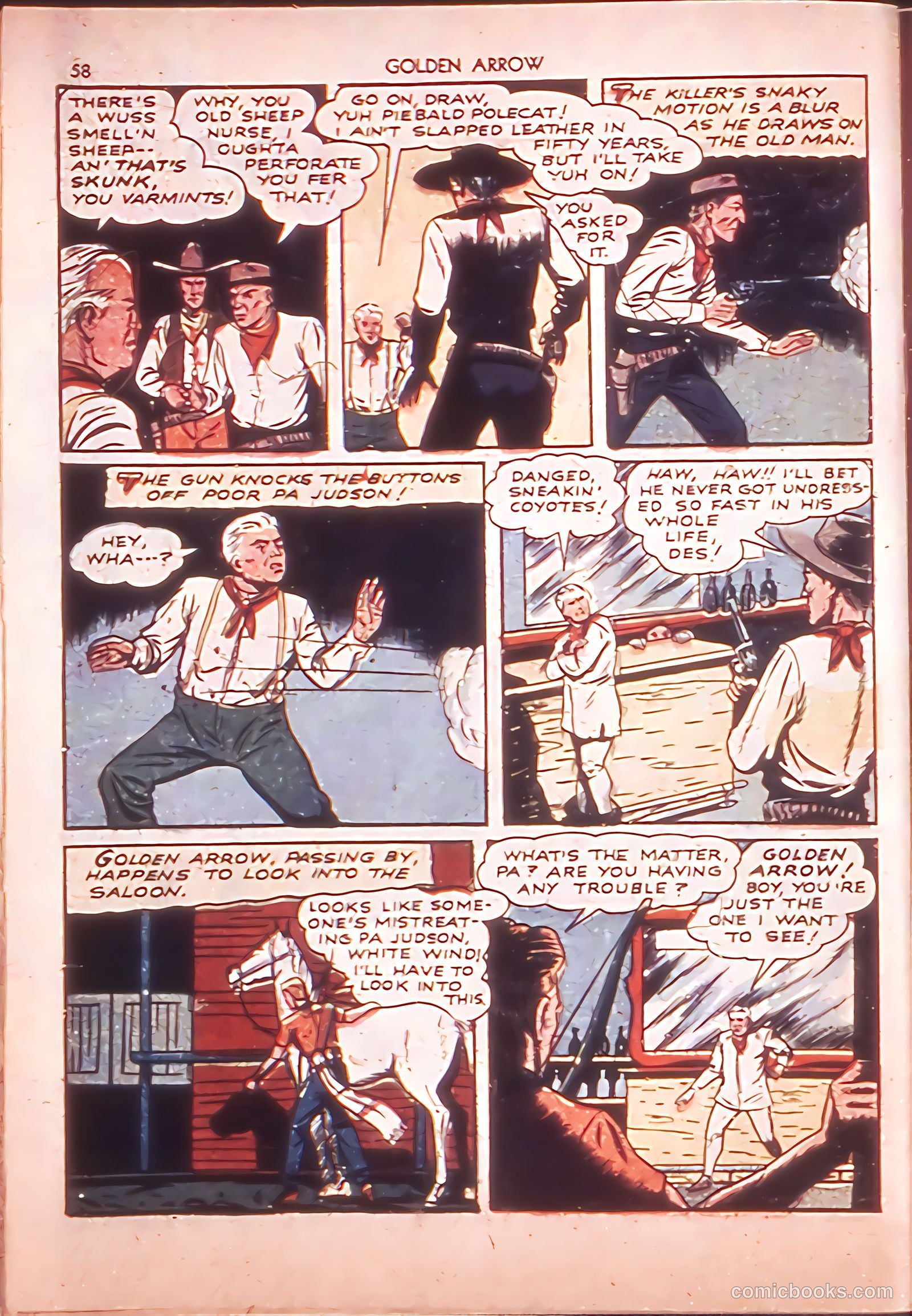 Golden Arrow #1 — page 57 of 67