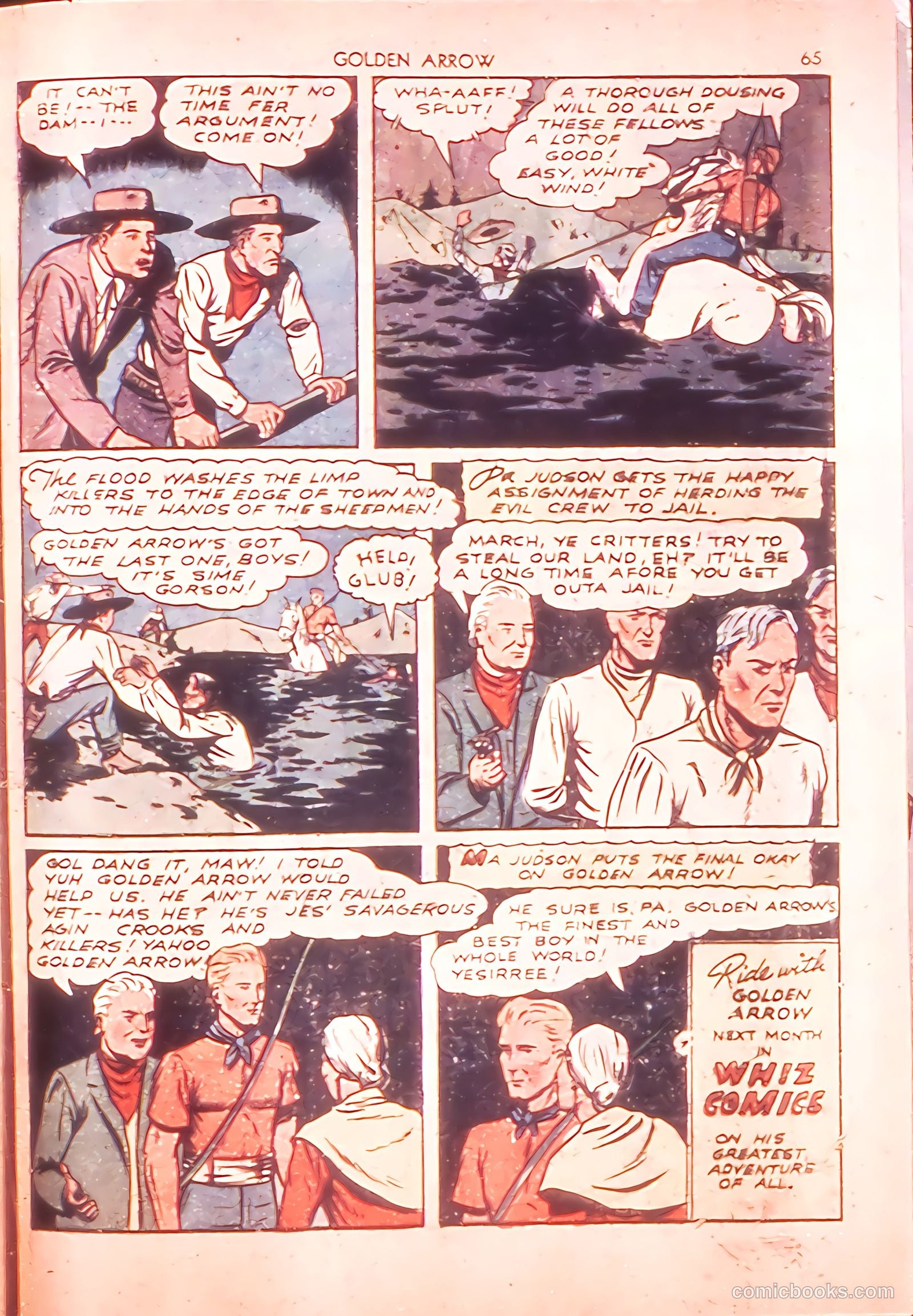 Golden Arrow #1 — page 64 of 67