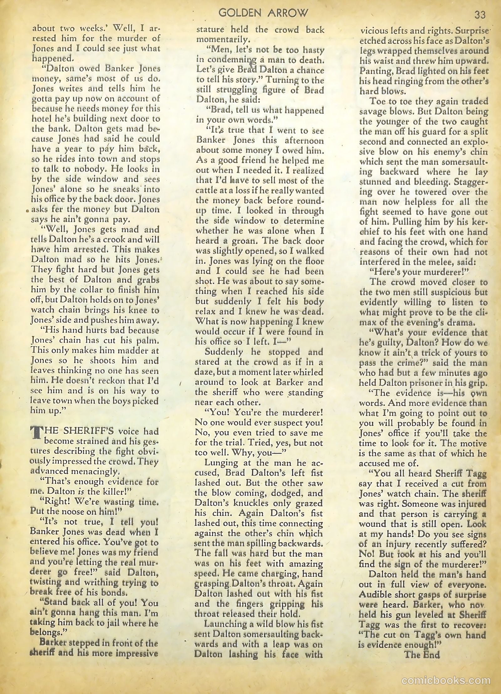 Golden Arrow #2 — page 33 of 67