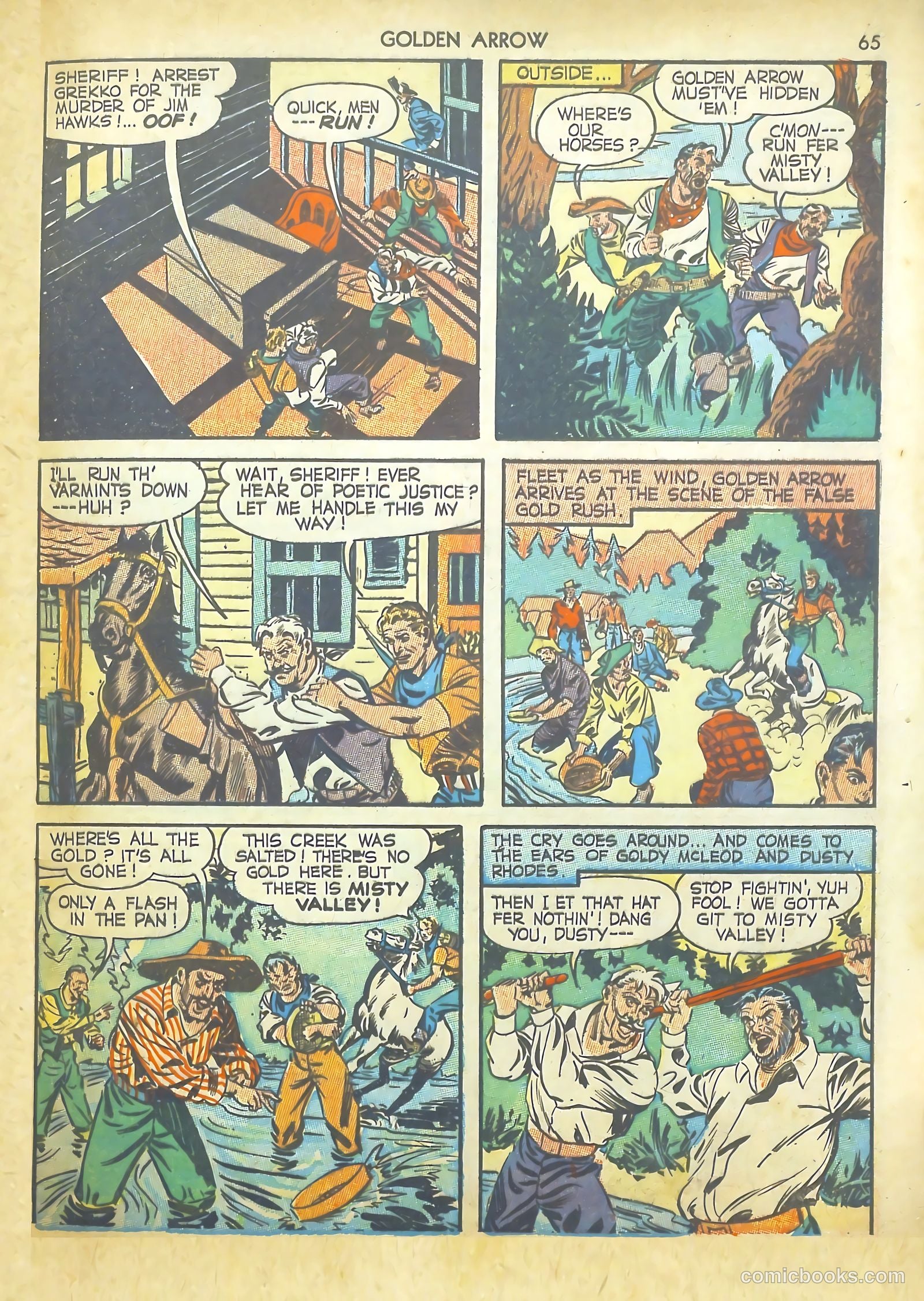 Golden Arrow #2 — page 64 of 67