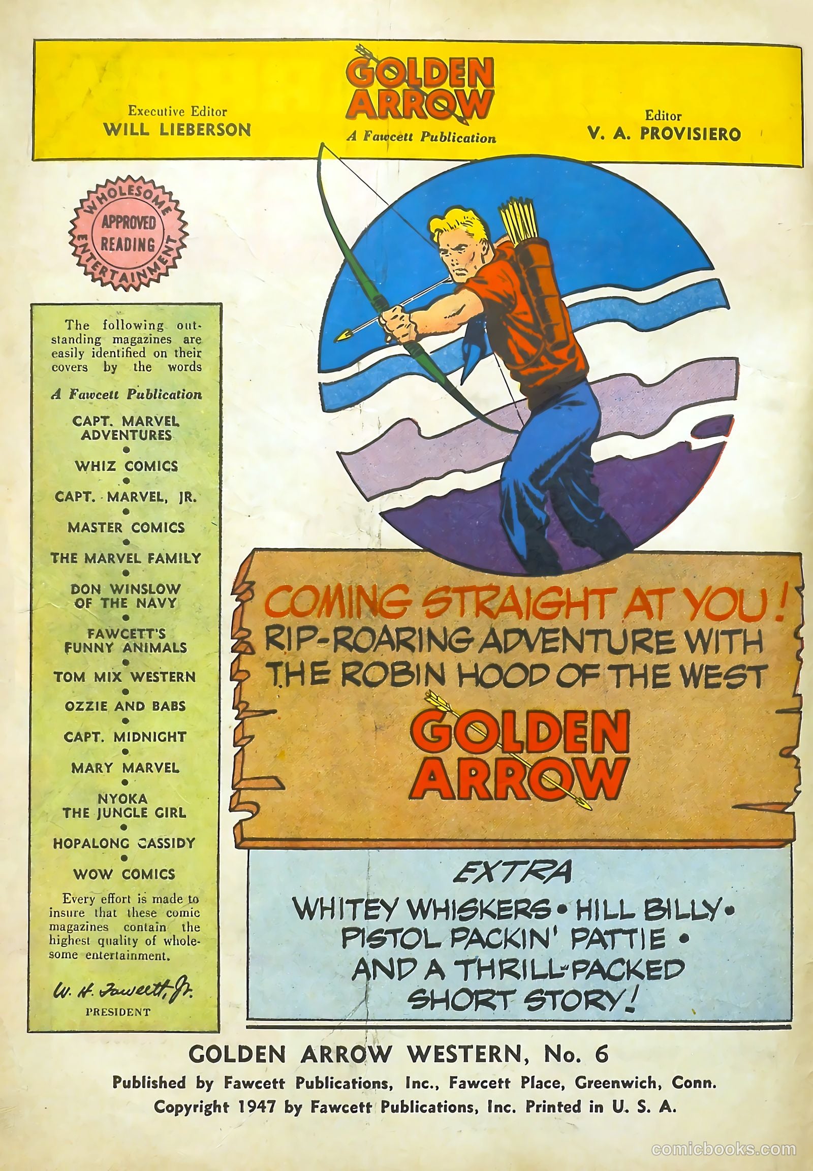 Golden Arrow #6 — page 2 of 37