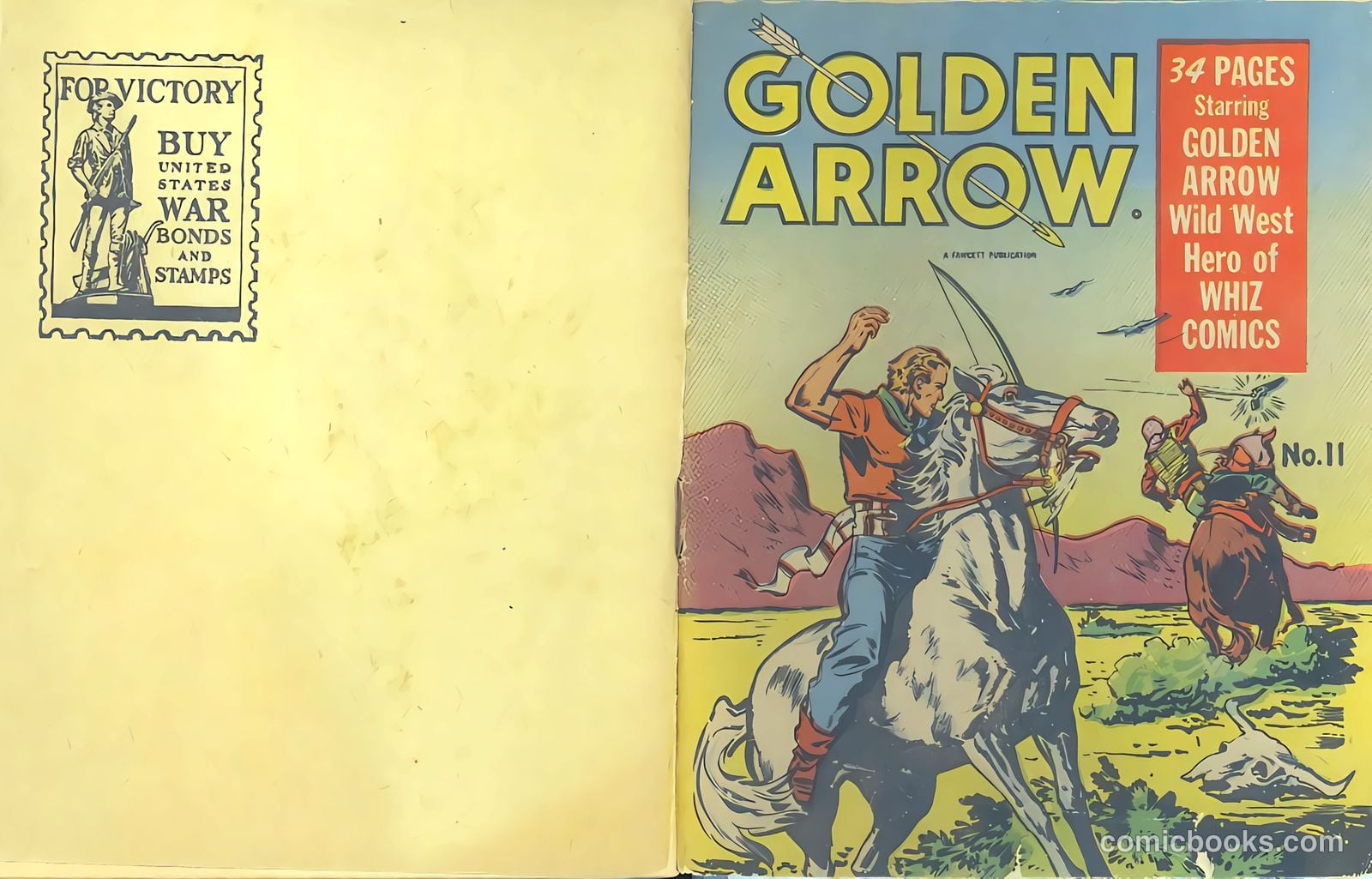 Golden Arrow [Mighty Midget Comic] #11 — page 1 of 18