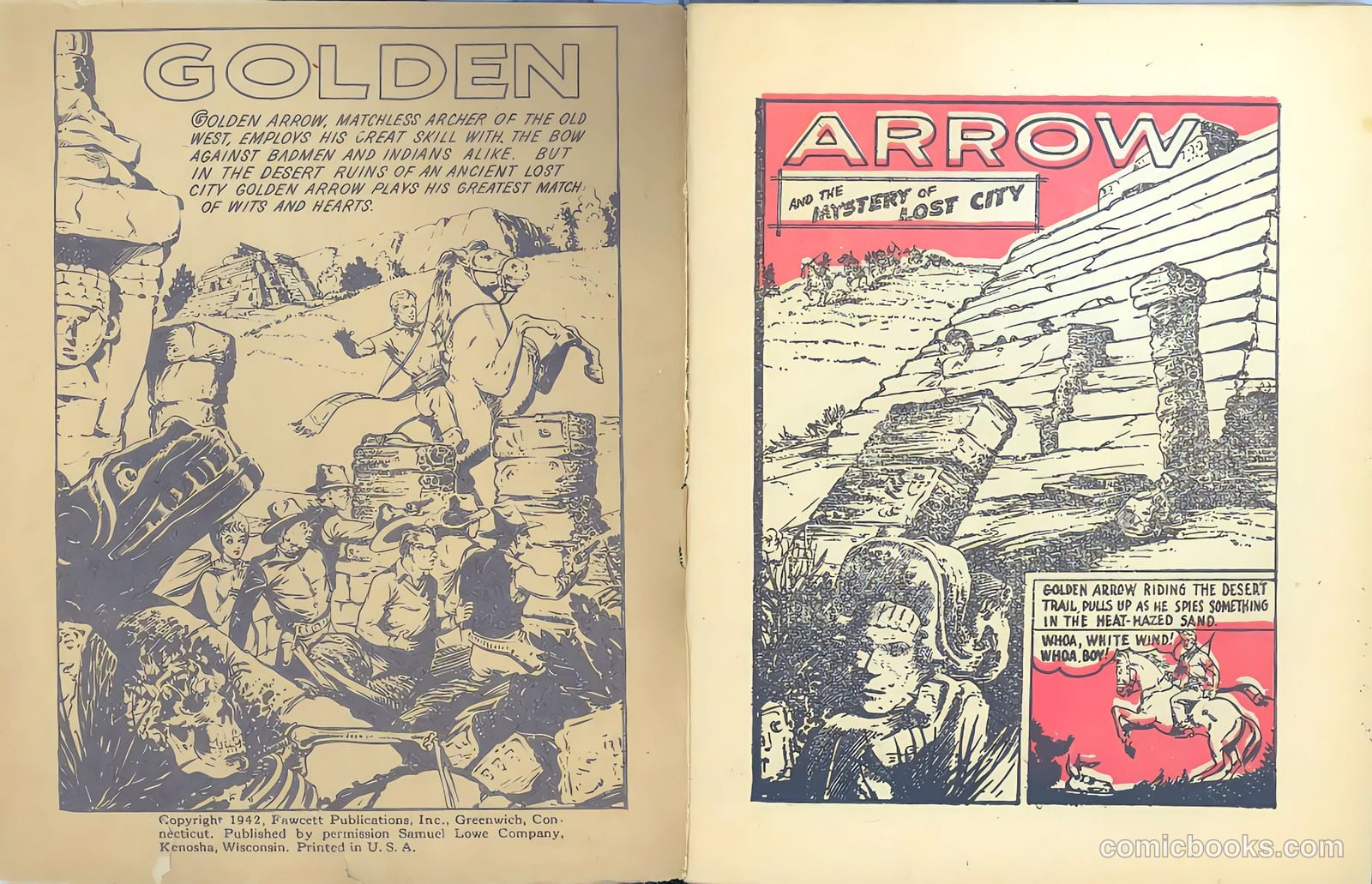 Golden Arrow [Mighty Midget Comic] #11 — page 2 of 18