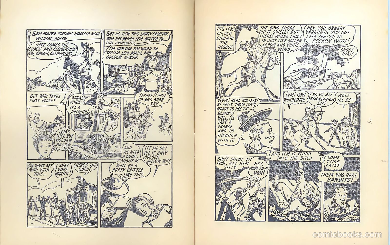 Golden Arrow [Mighty Midget Comic] #11 — page 4 of 18