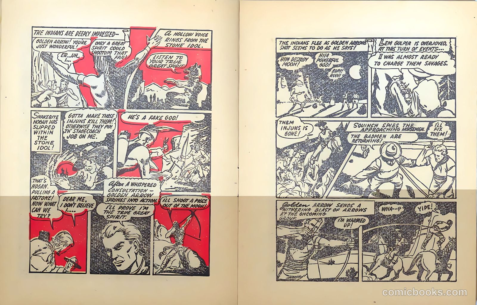 Golden Arrow [Mighty Midget Comic] #11 — page 8 of 18