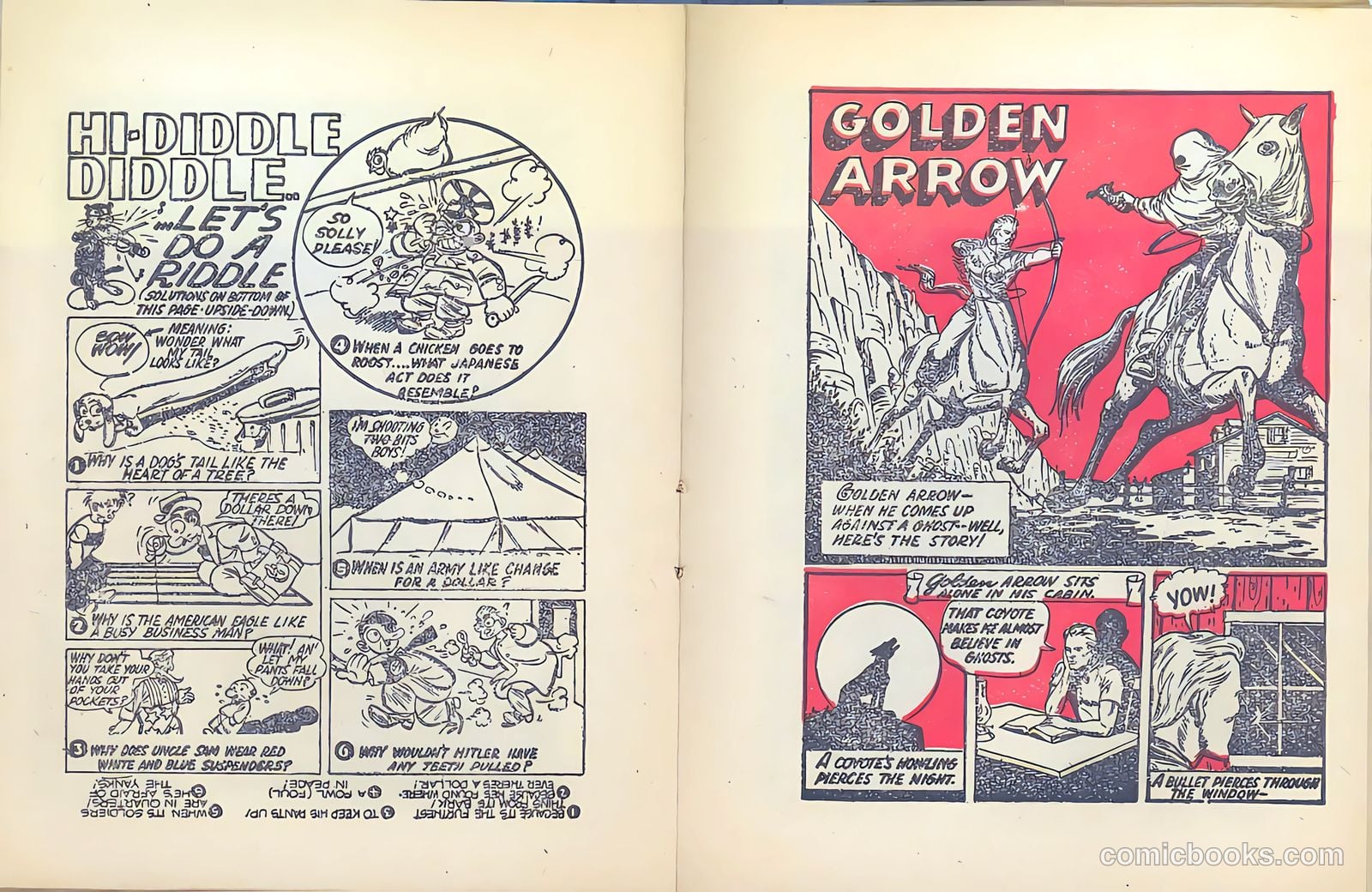 Golden Arrow [Mighty Midget Comic] #11 — page 12 of 18