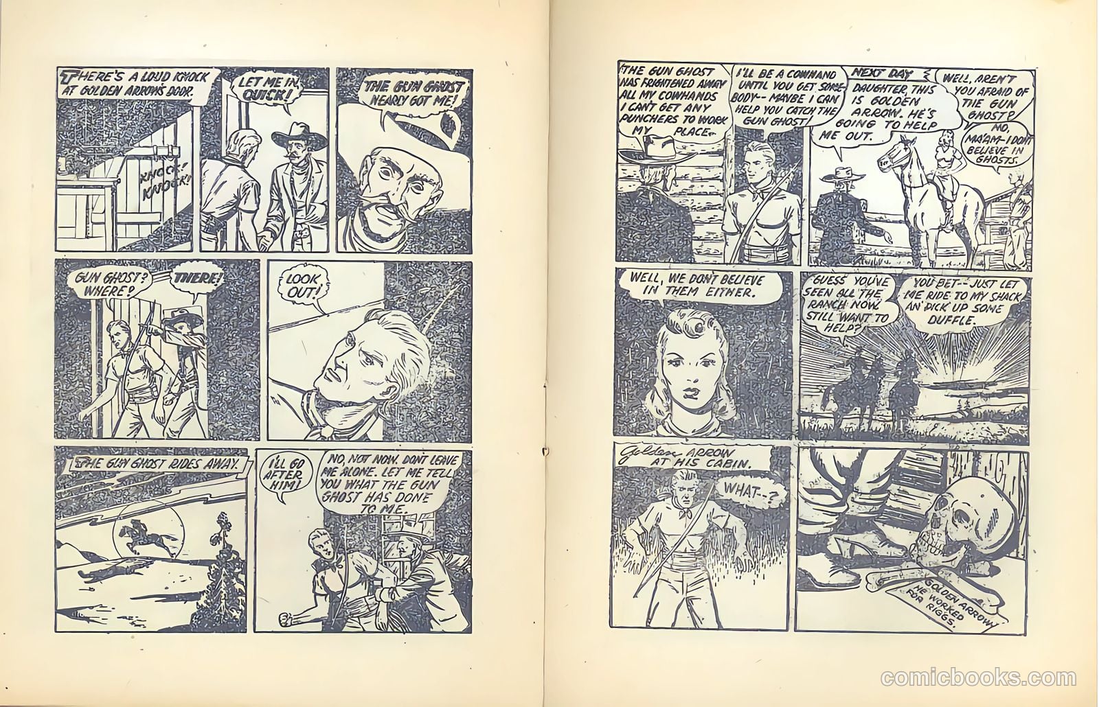 Golden Arrow [Mighty Midget Comic] #11 — page 13 of 18