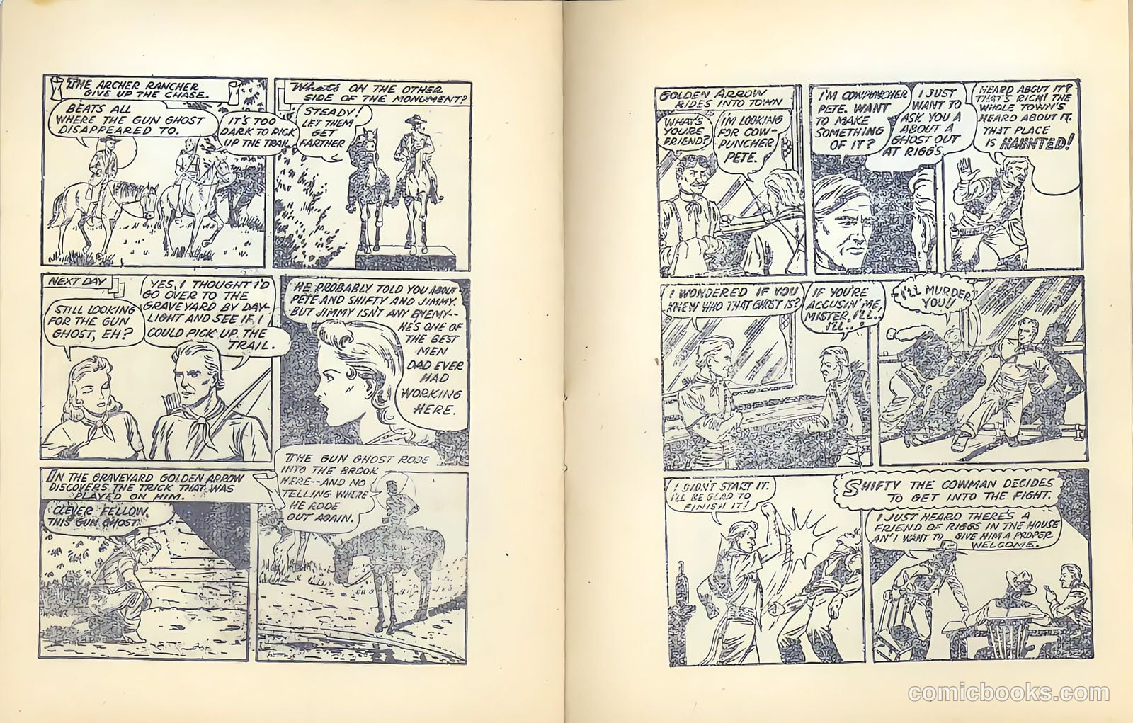 Golden Arrow [Mighty Midget Comic] #11 — page 15 of 18