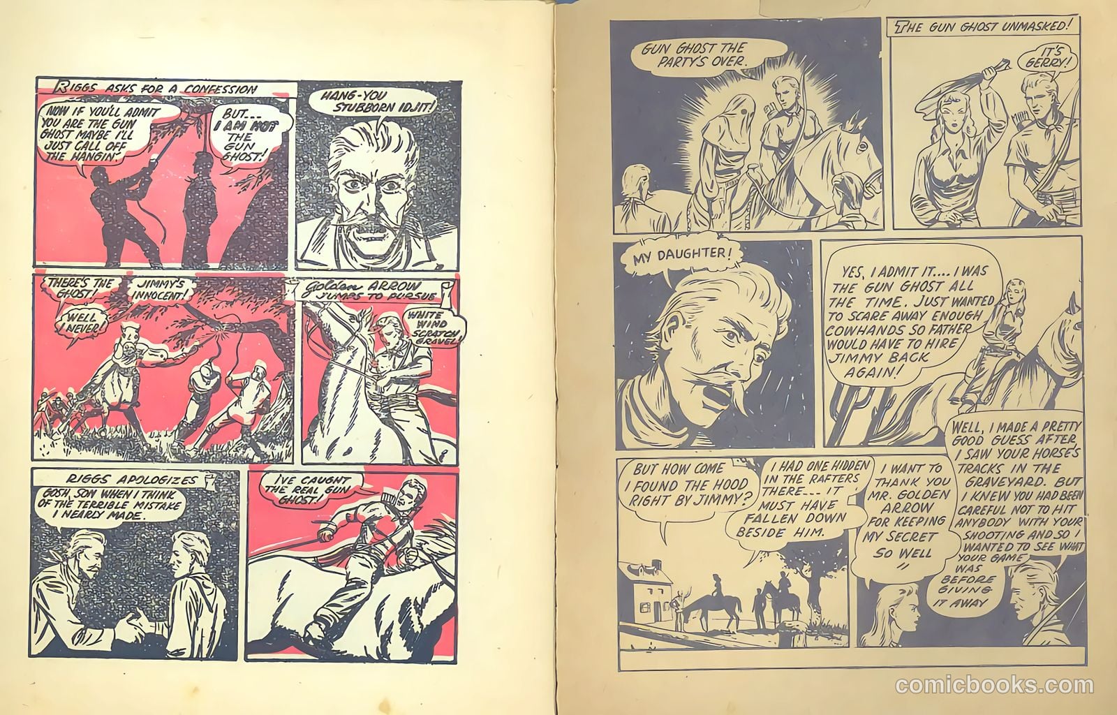 Golden Arrow [Mighty Midget Comic] #11 — page 18 of 18