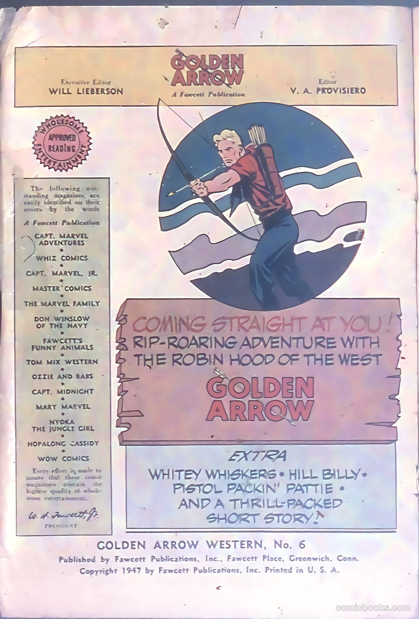 Golden Arrow Western #6 — page 2 of 36