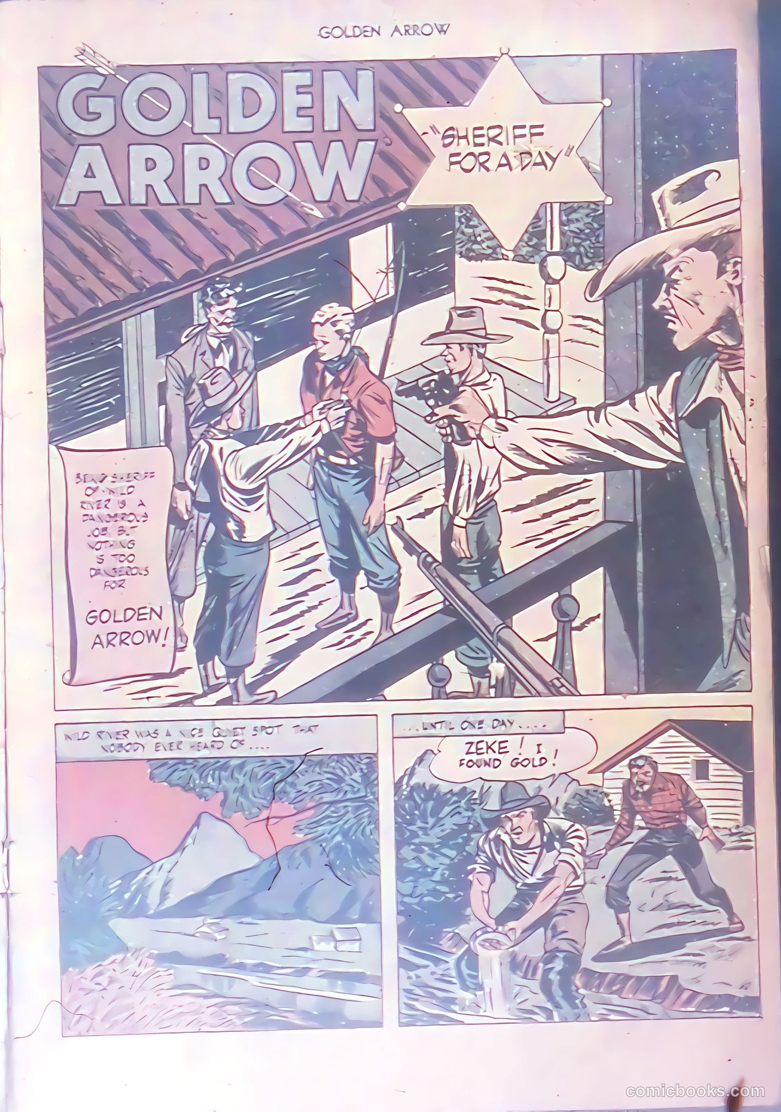 Golden Arrow Western #6 — page 3 of 36