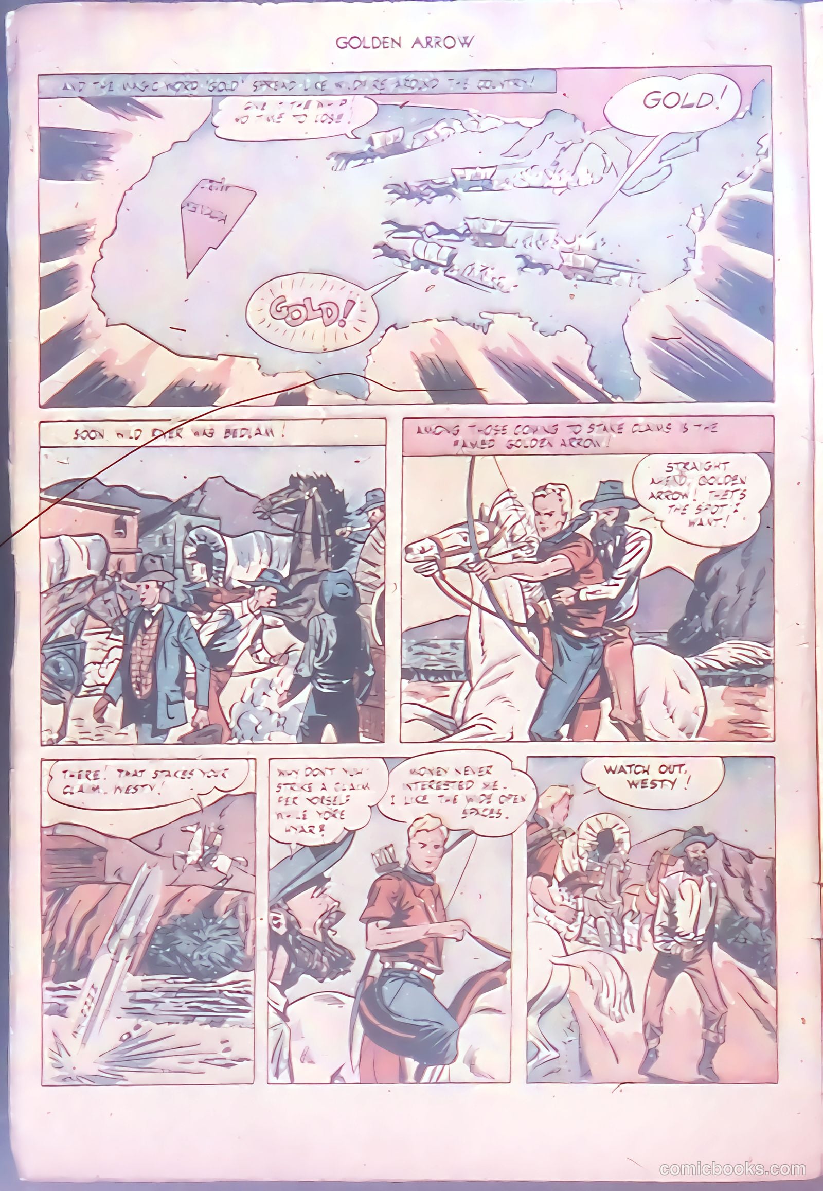 Golden Arrow Western #6 — page 4 of 36