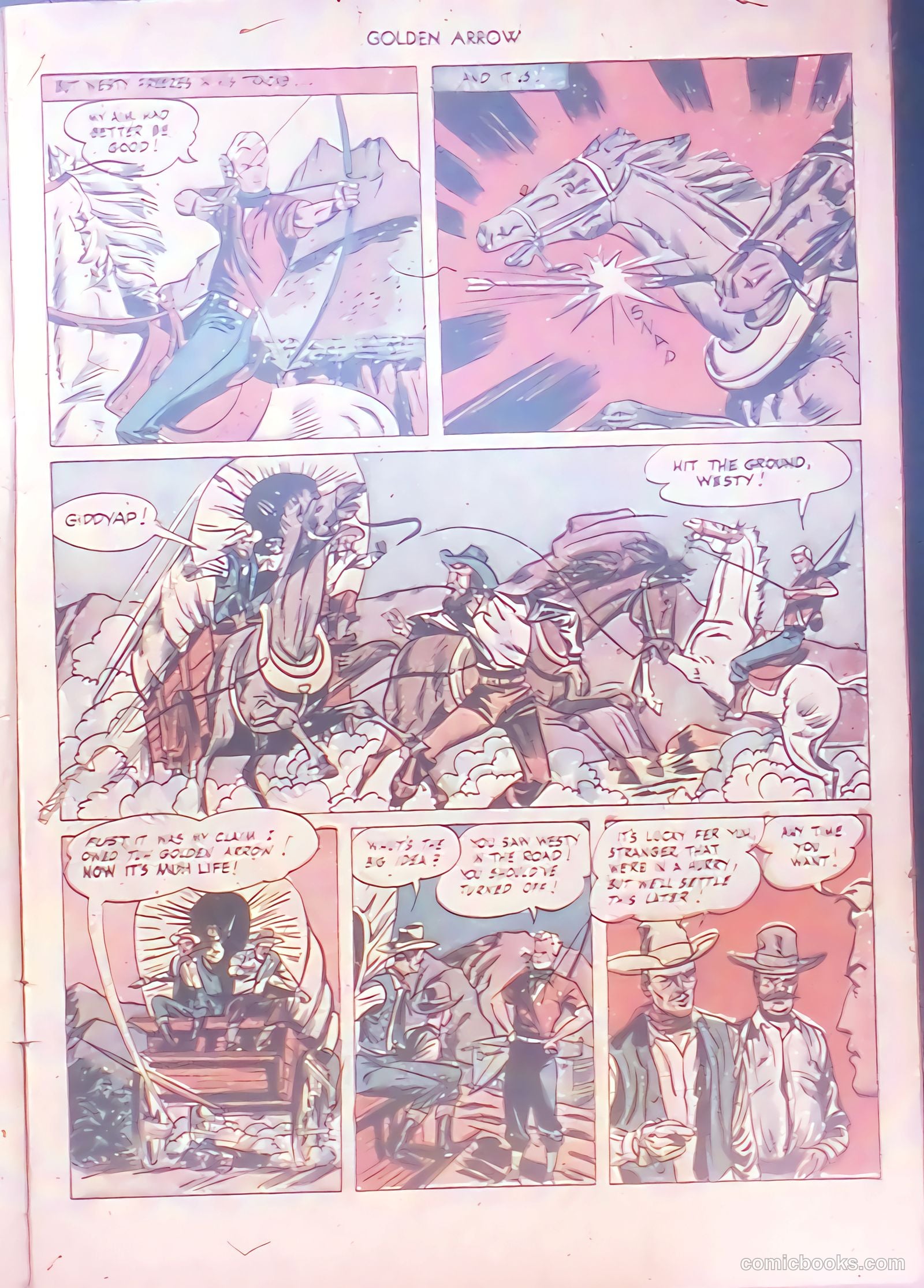 Golden Arrow Western #6 — page 5 of 36