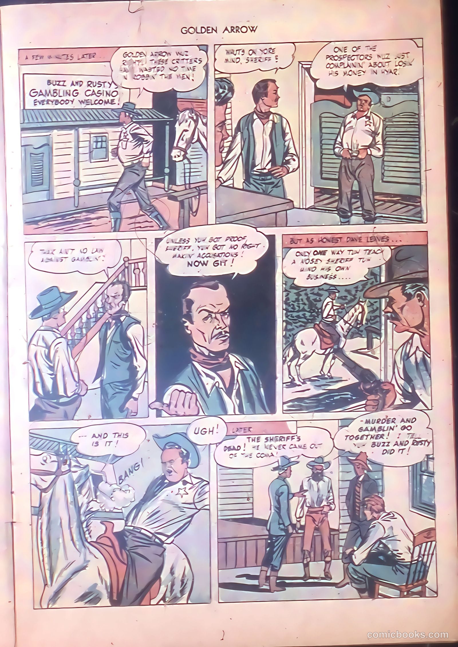 Golden Arrow Western #6 — page 7 of 36