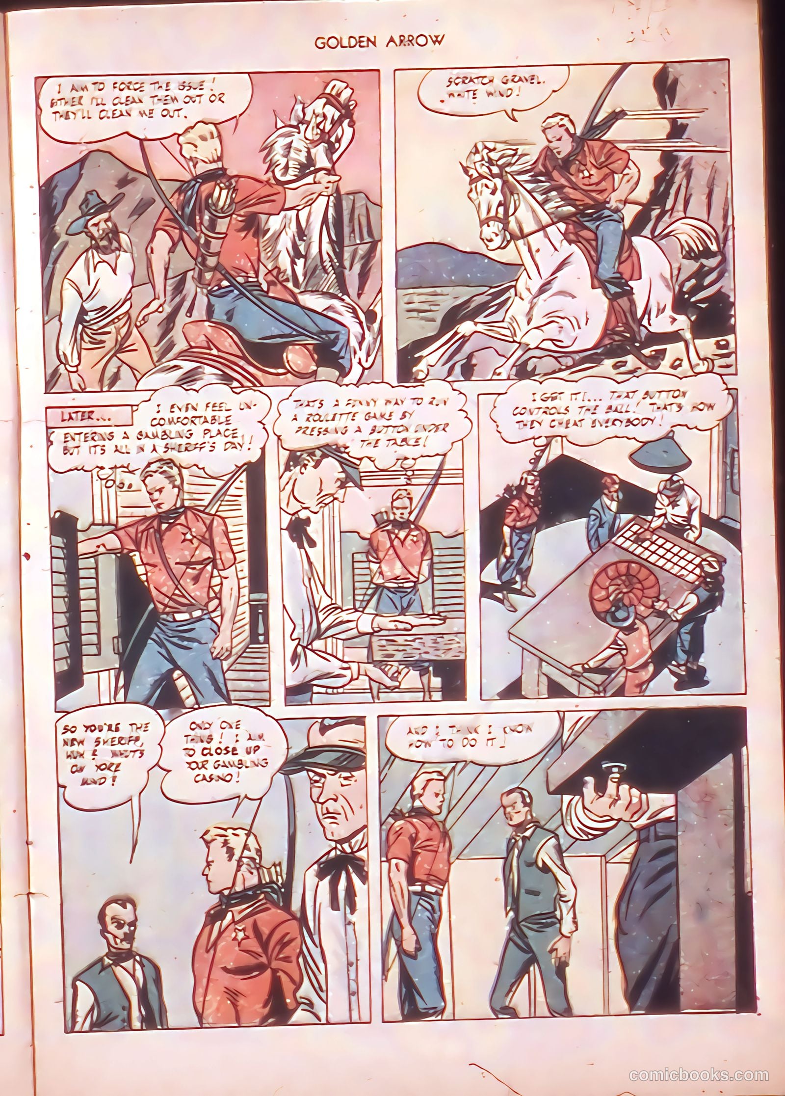 Golden Arrow Western #6 — page 9 of 36