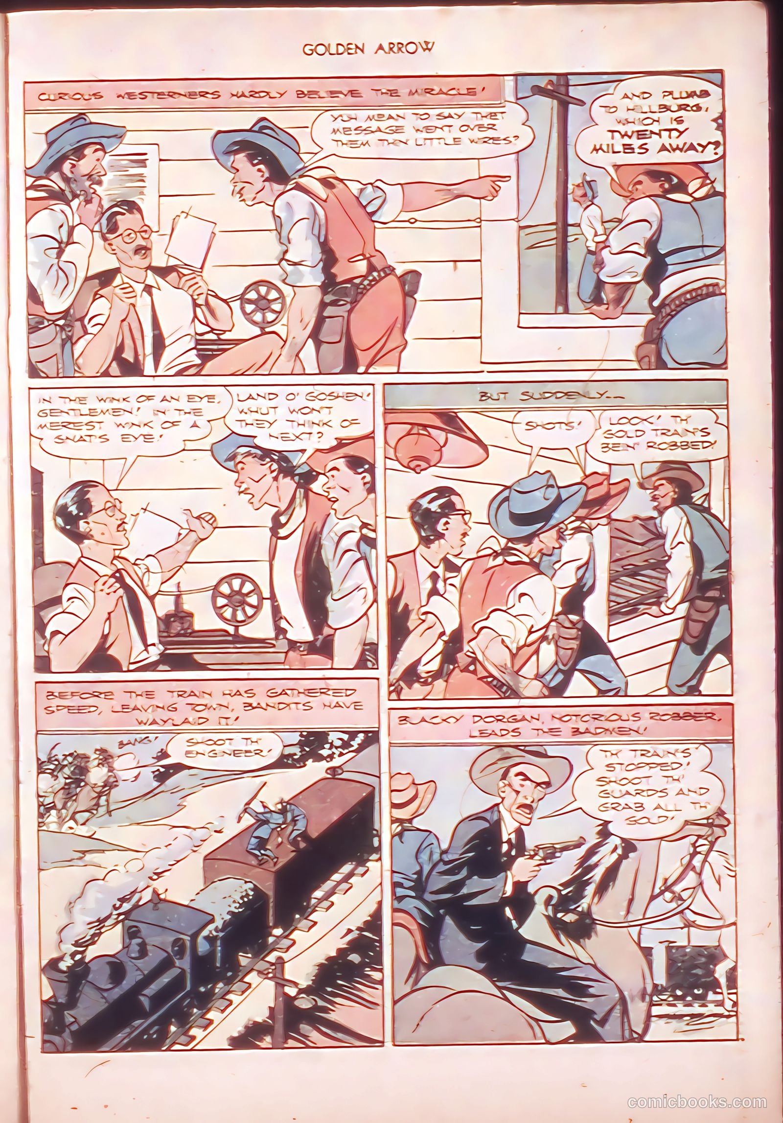 Golden Arrow Western #6 — page 23 of 36