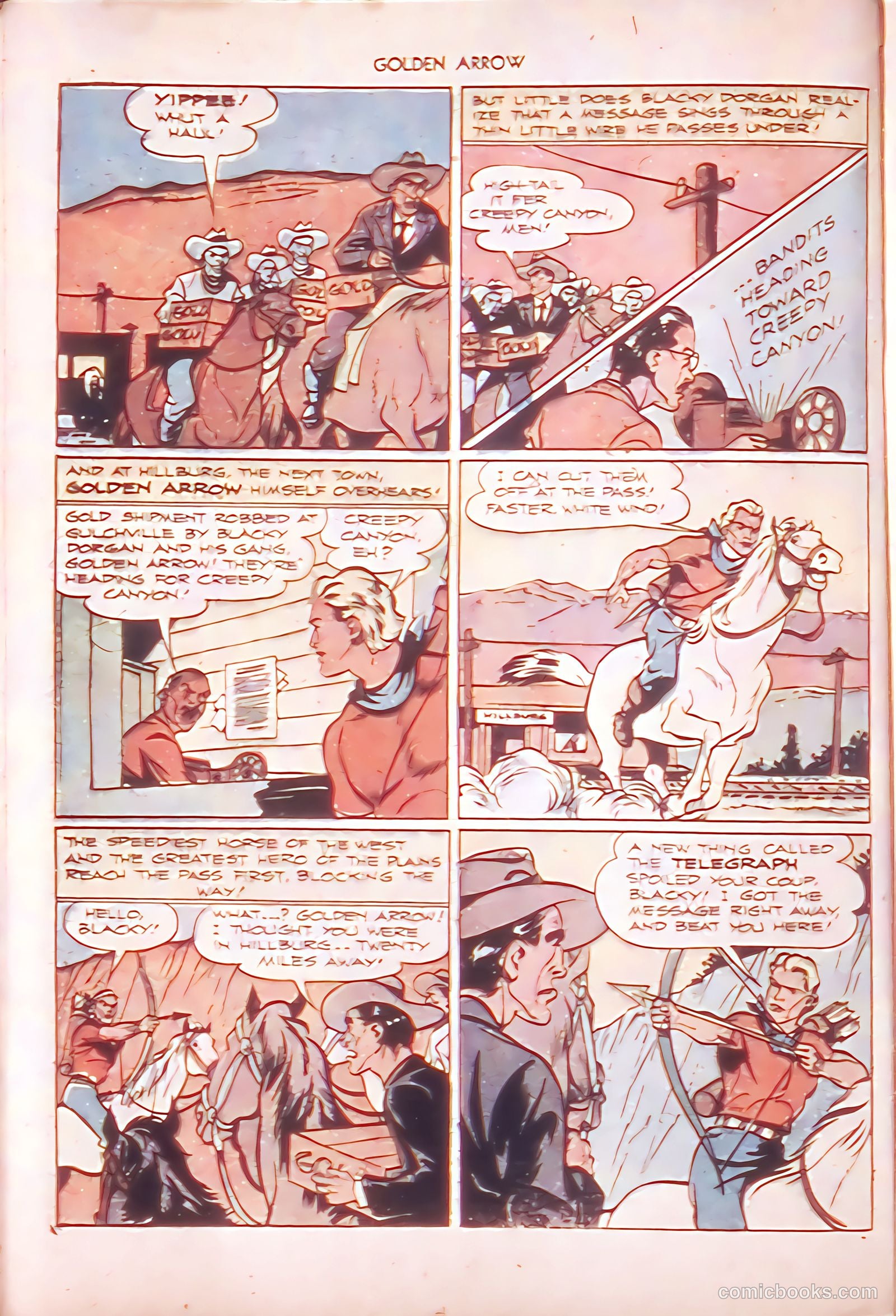 Golden Arrow Western #6 — page 24 of 36