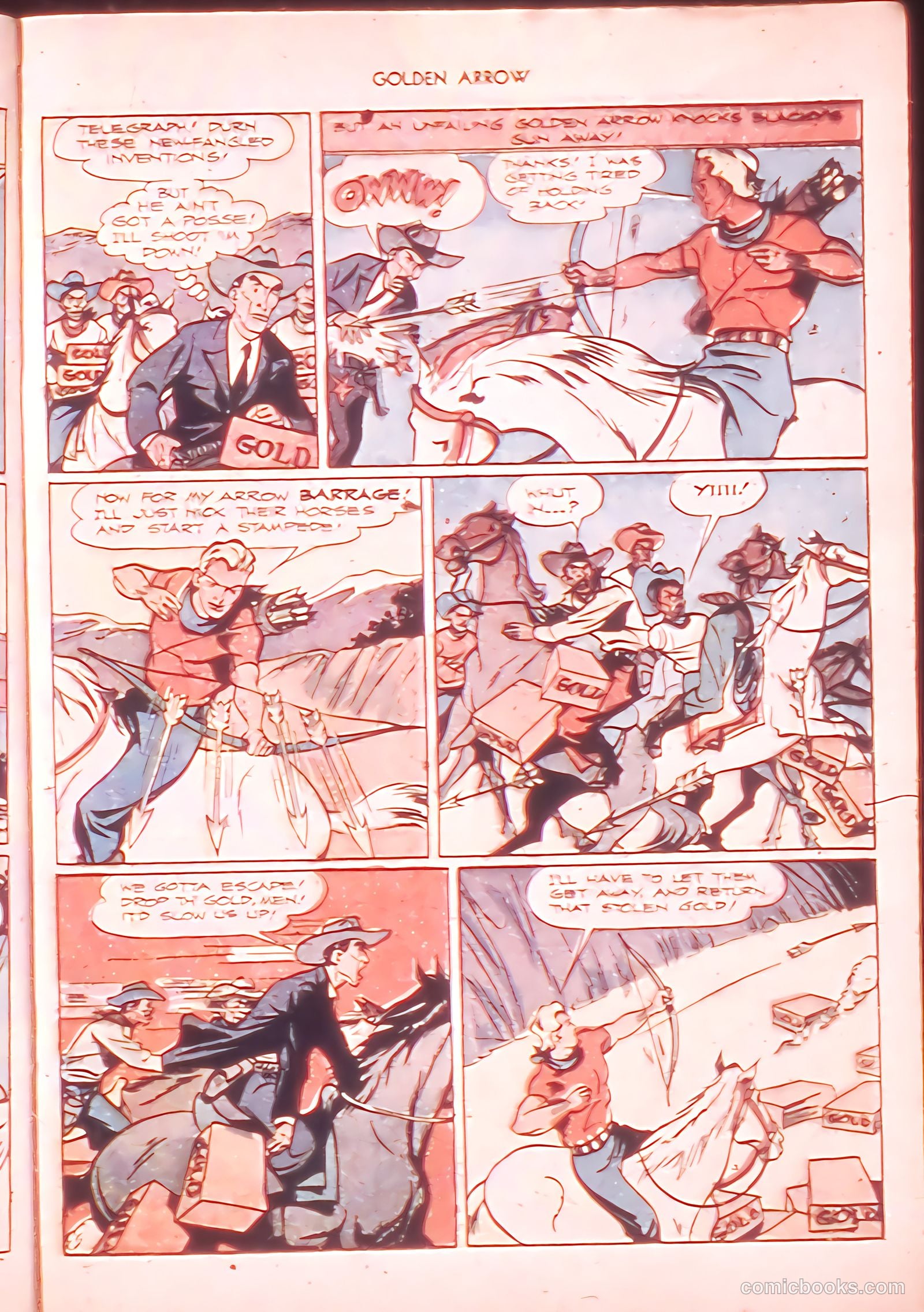 Golden Arrow Western #6 — page 25 of 36